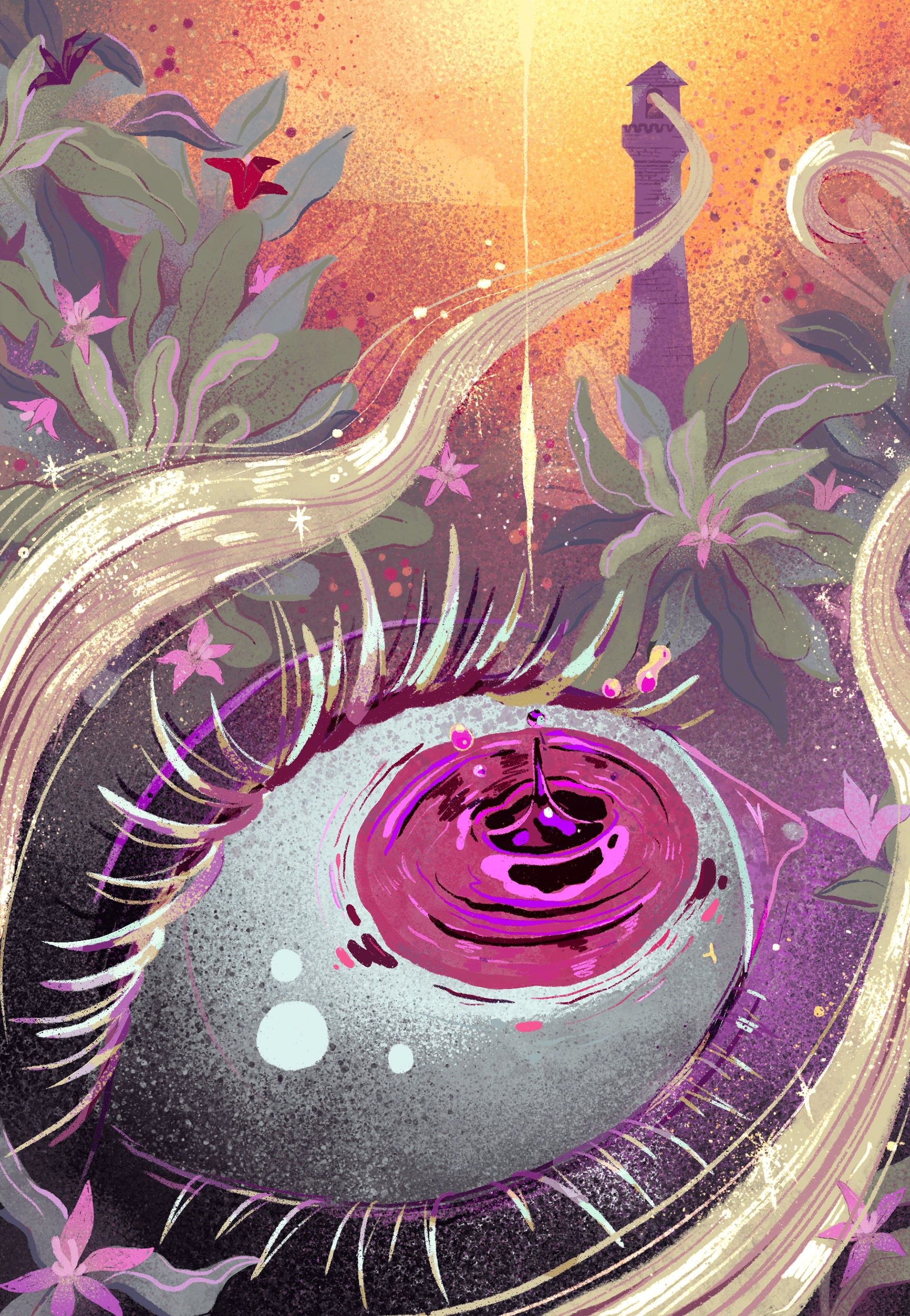 Rapunzel | Illustration inspired by the original story