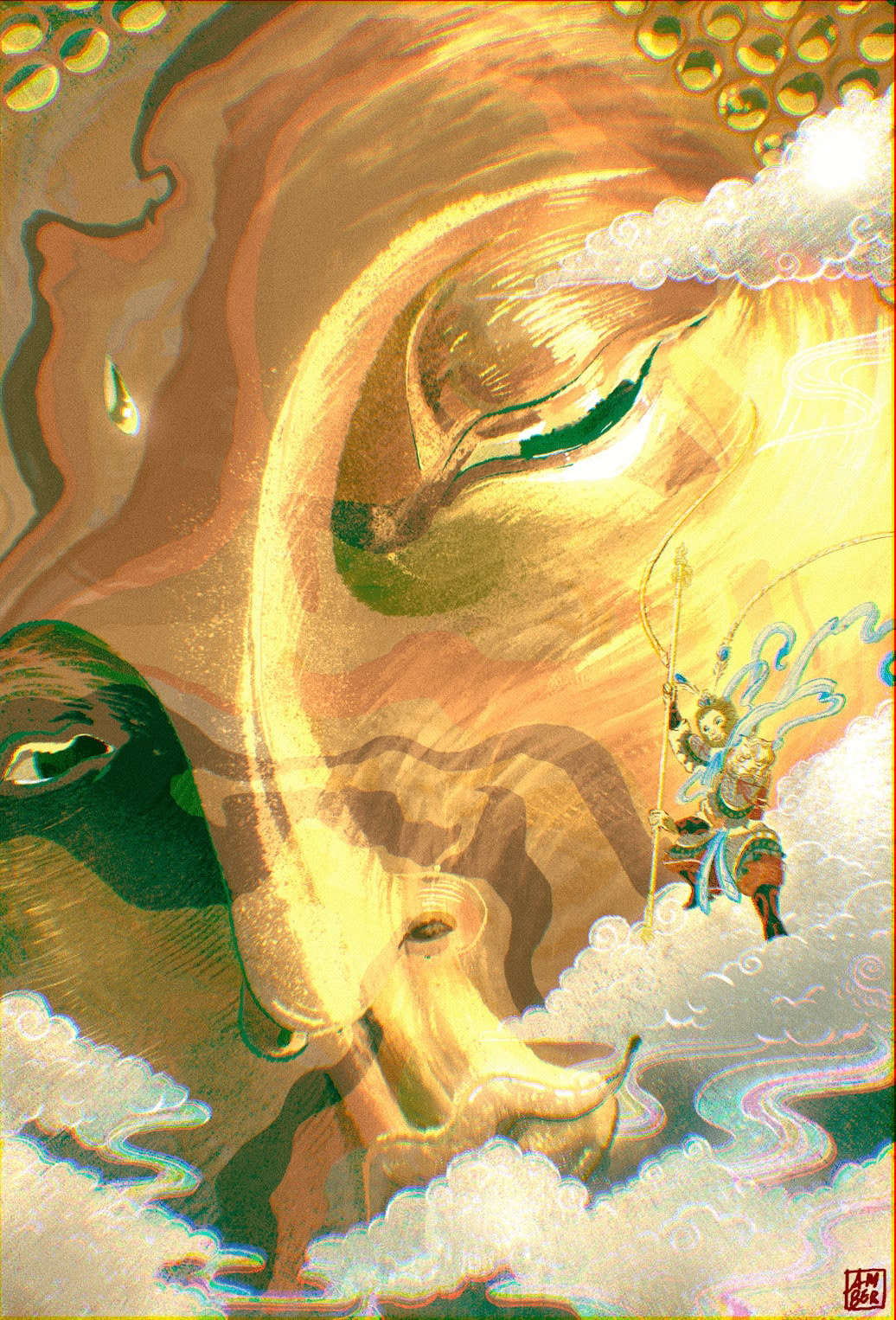 Monkey King and Buddha