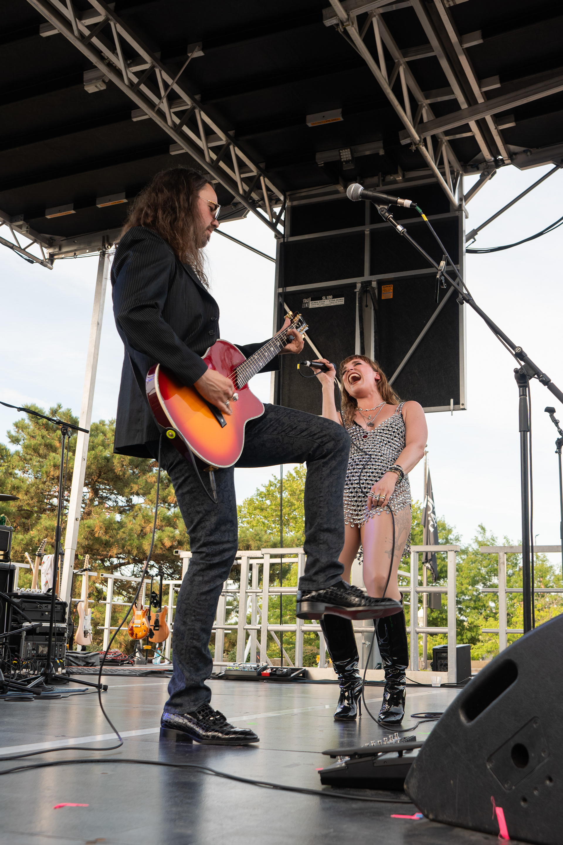 Lzzy Hale & Joe Hottinger @ Women in Metal Opening for Rock Hall