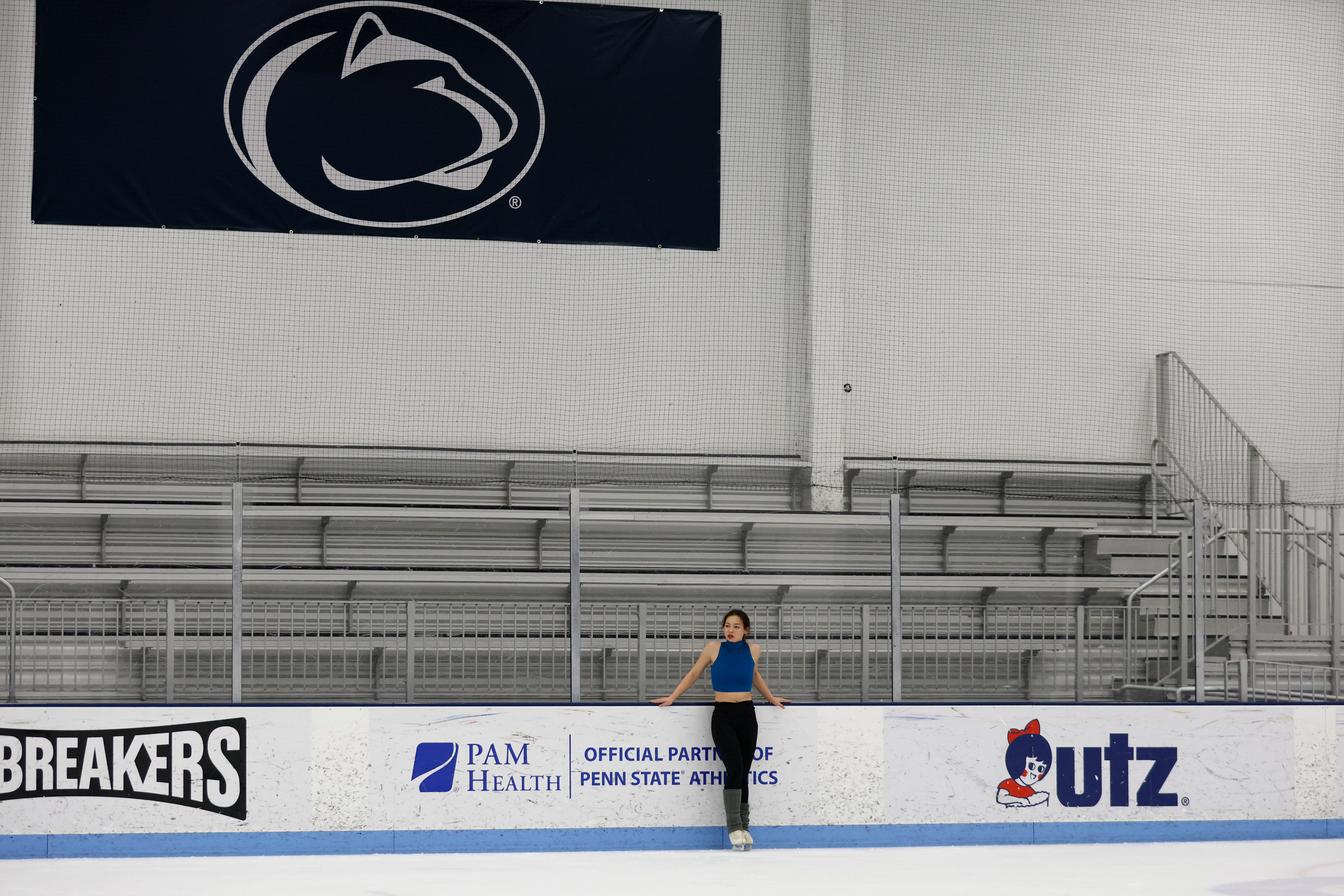 The feeling of flight is paramount to Jess Penrose, a third-year student studying aerospace engineering and a member of the Penn State Club Figure Skating Team.