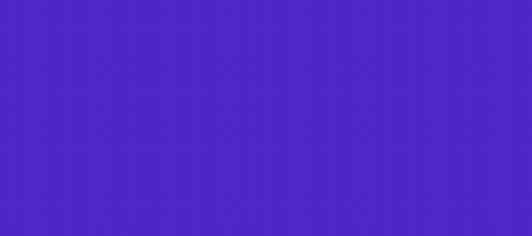 simple animation of lettering logotype on purple backgroung