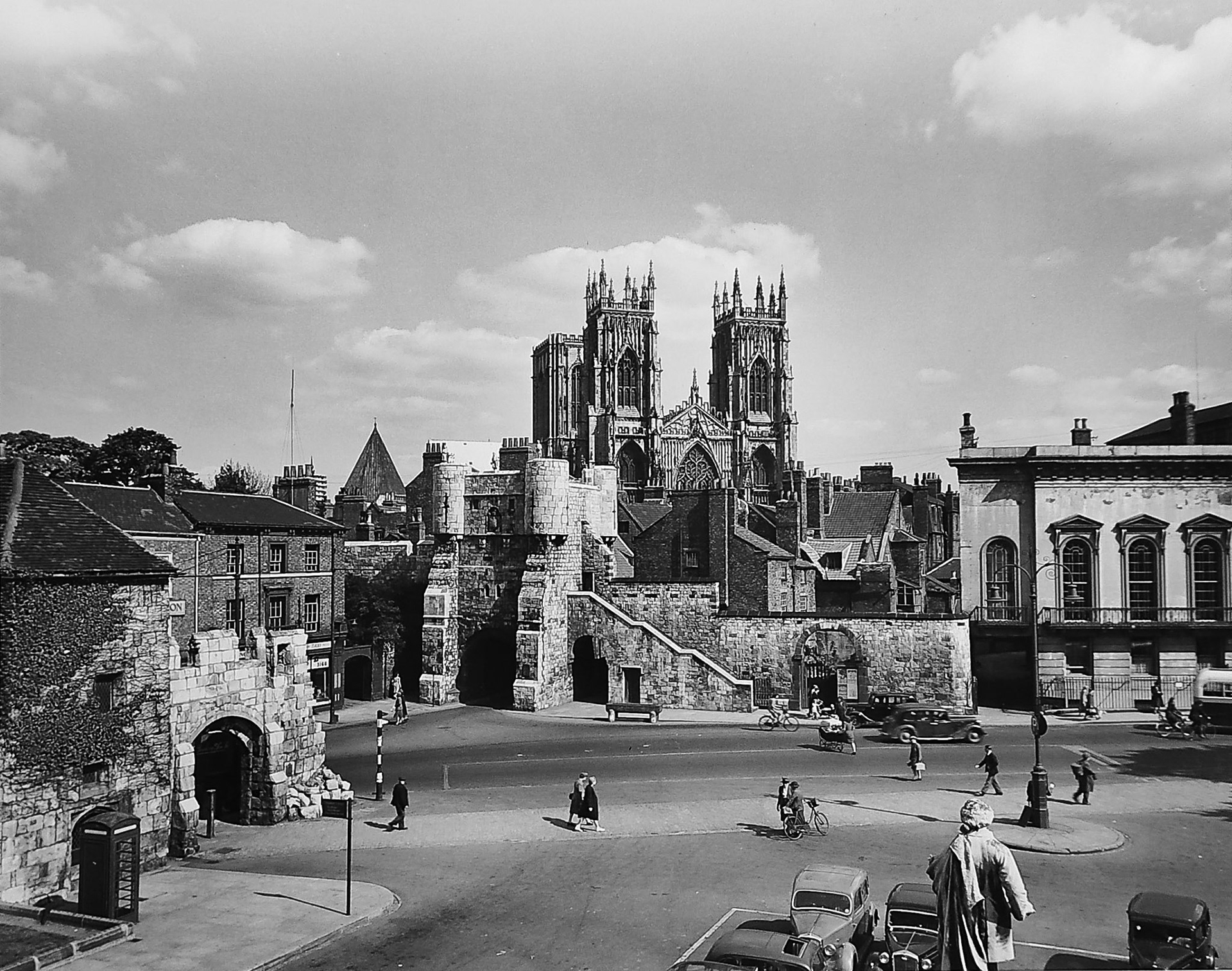 A F Kersting : Minster and Bootham Bar 13/5/1948