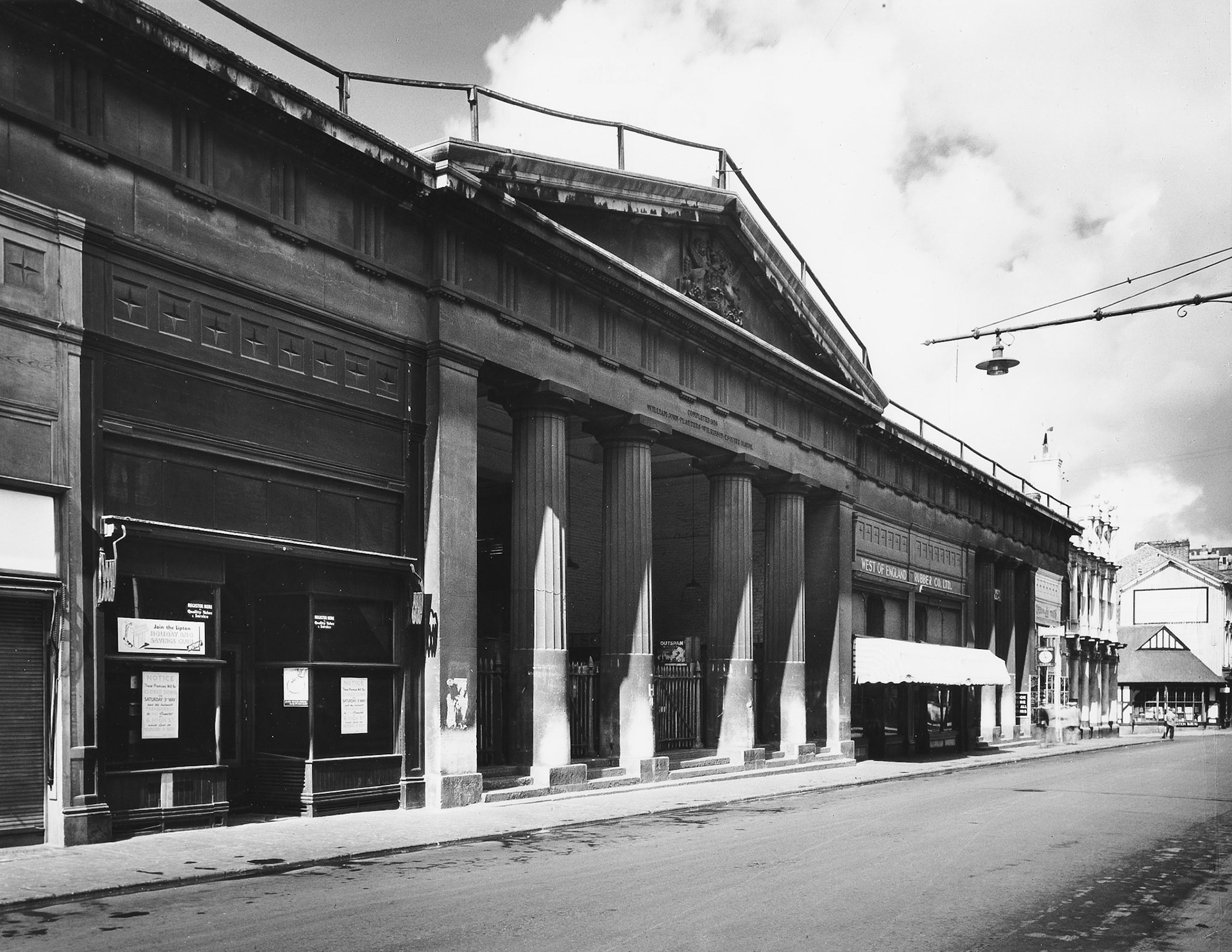 A F Kersting: Exeter, Higher Market 3/8/1952