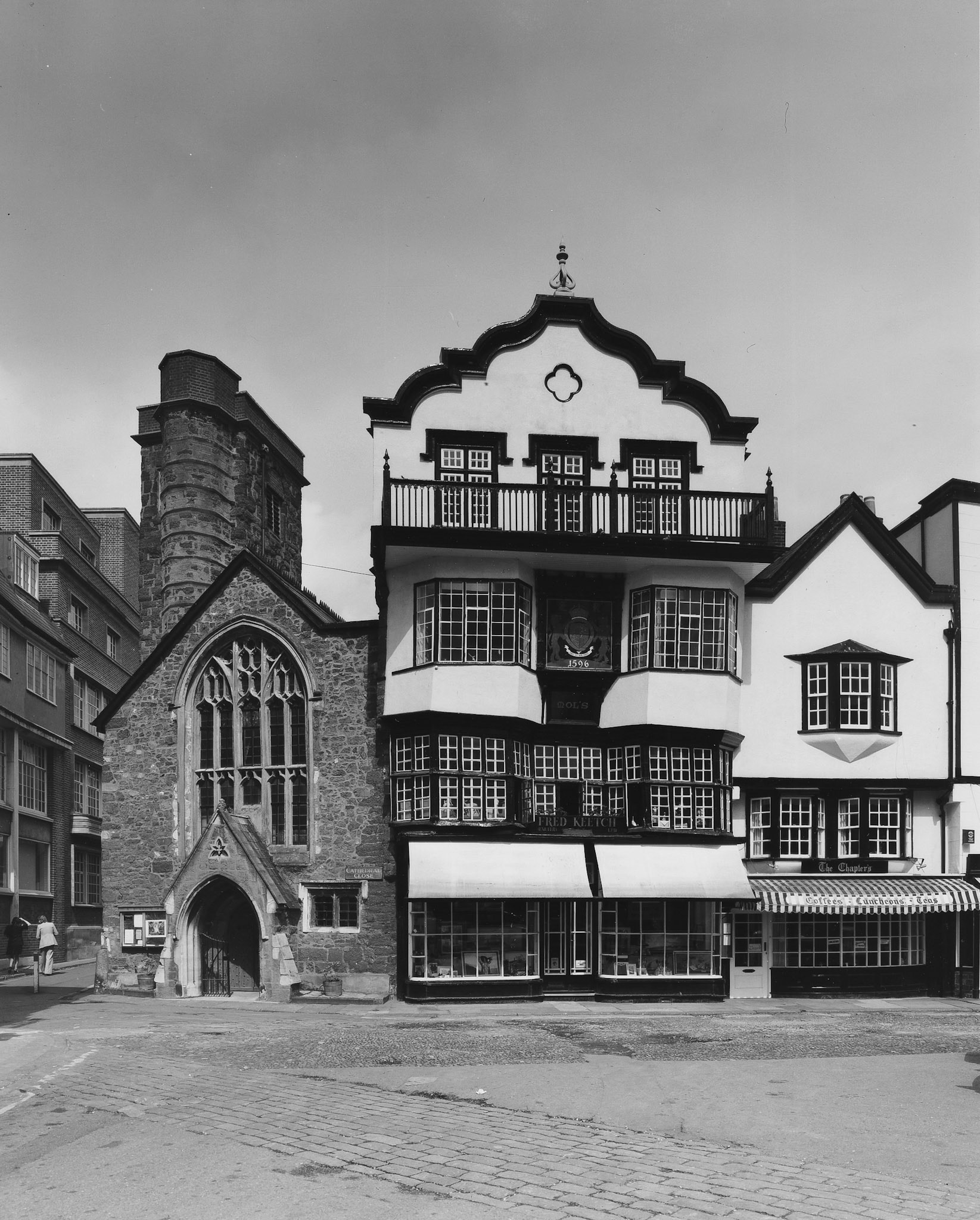 A F Kersting: Mol's coffee house, Exeter 2/7/1978