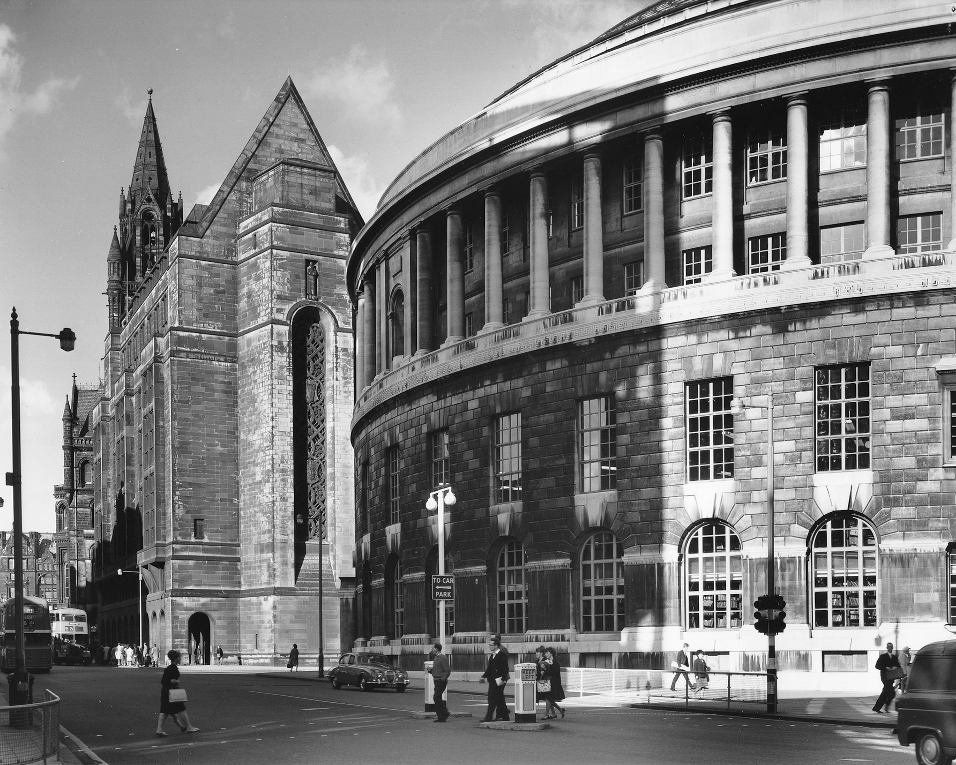A F Kersting :  Manchester town hall & Library 11/9/1964