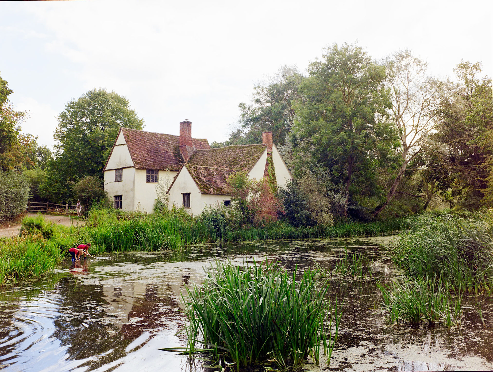Willy Lott's house at Flatford Mill on 120 roll film