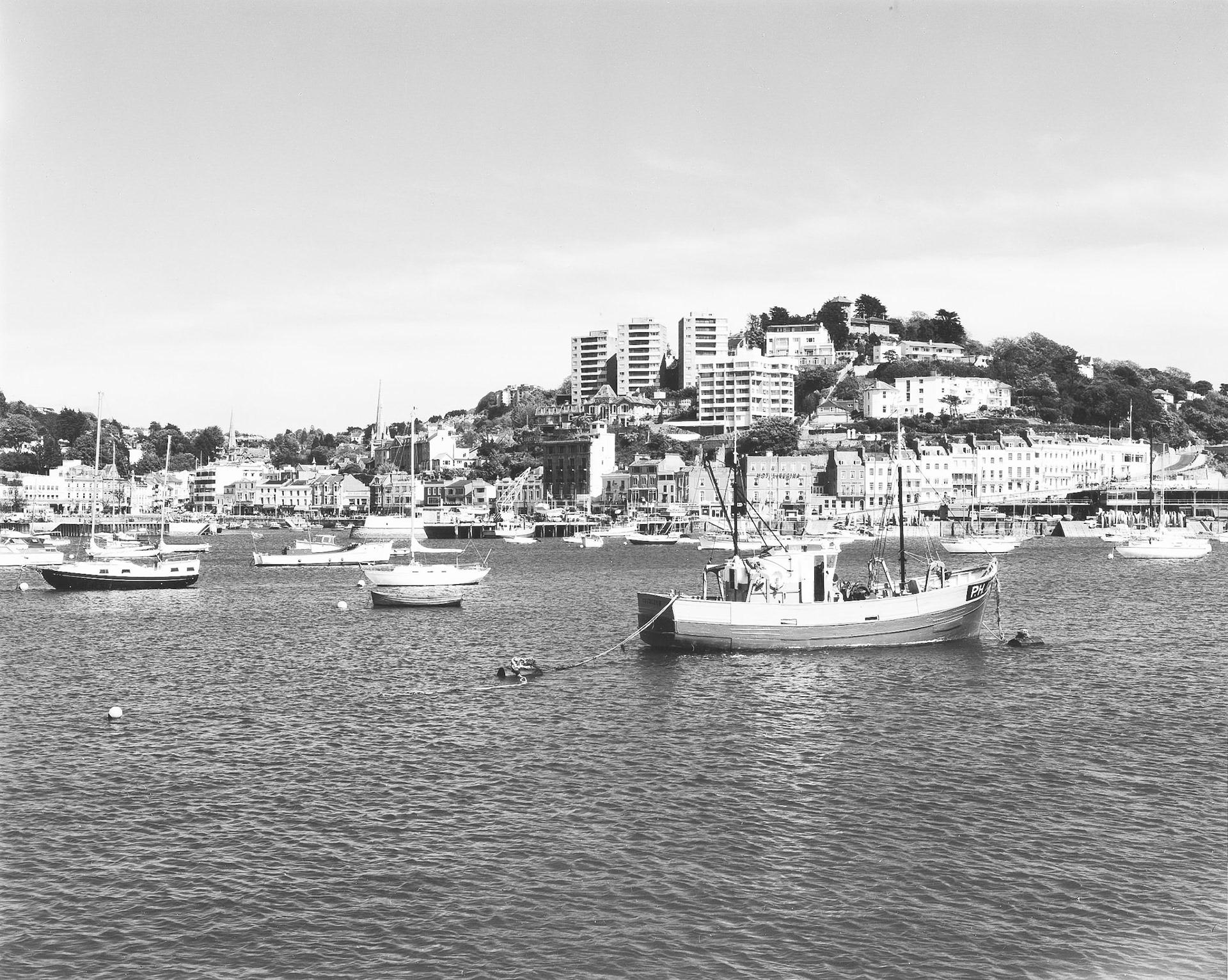 A F Kersting: Torquay harbour 10/7/1978