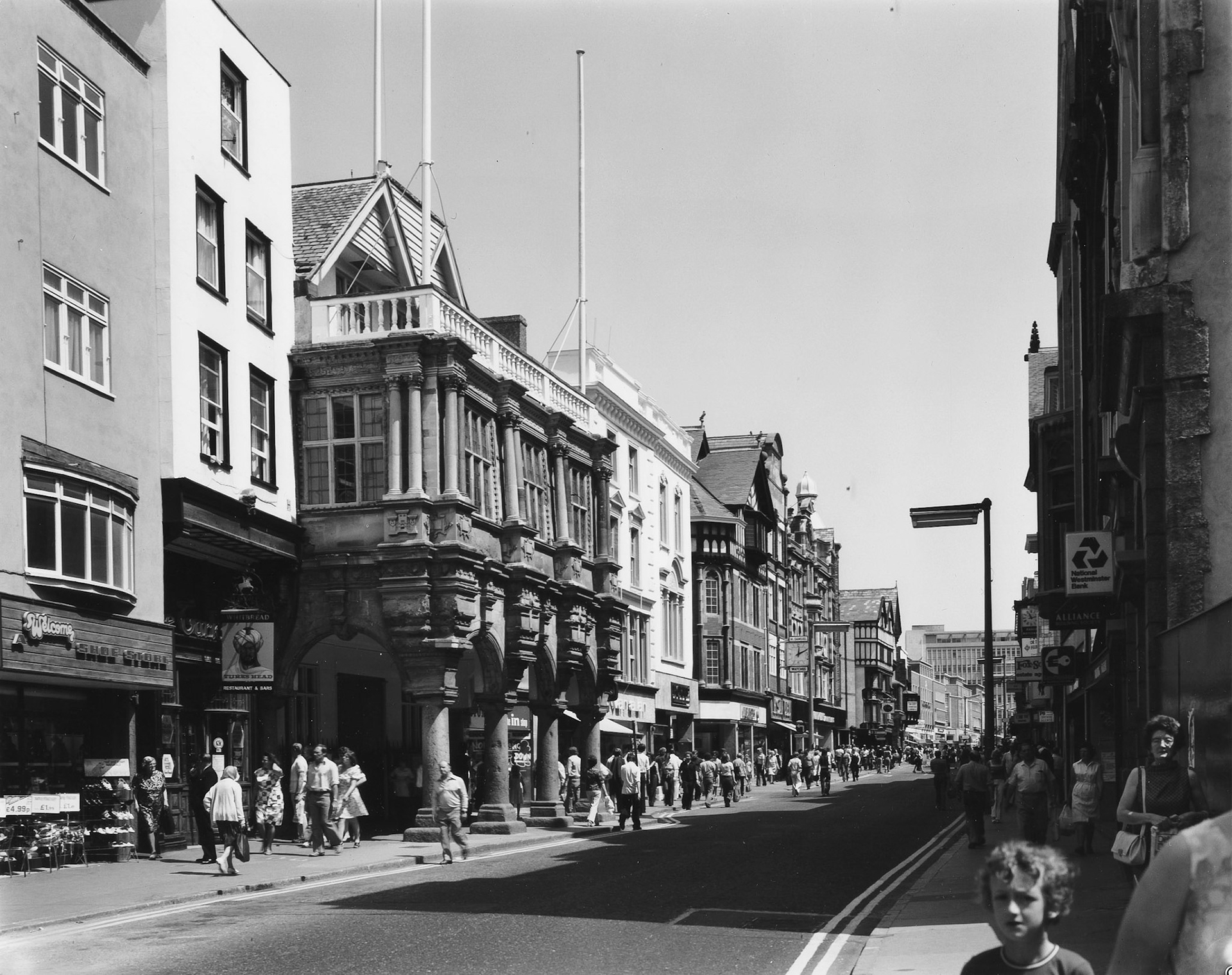 A F Kersting: Exeter High St 26/7/1978