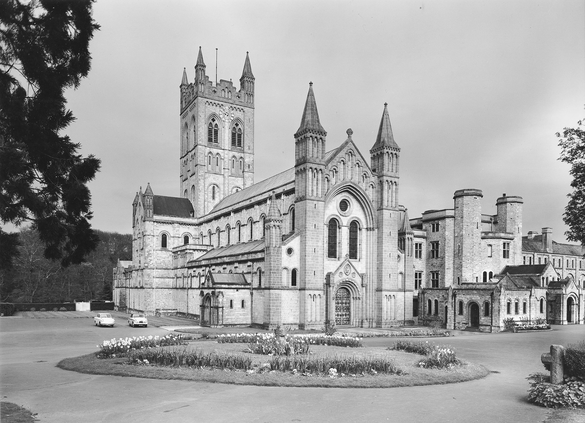 A F Kersting: Buckfast Abeey from NW 1/5/1964