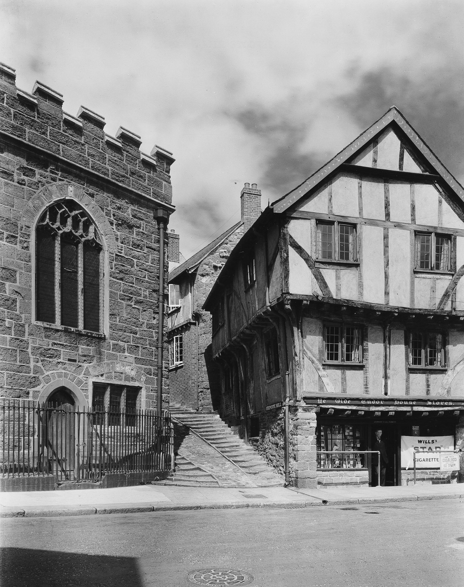 A F Kersting: Stepcote Hill, Exeter 13/7/1938
