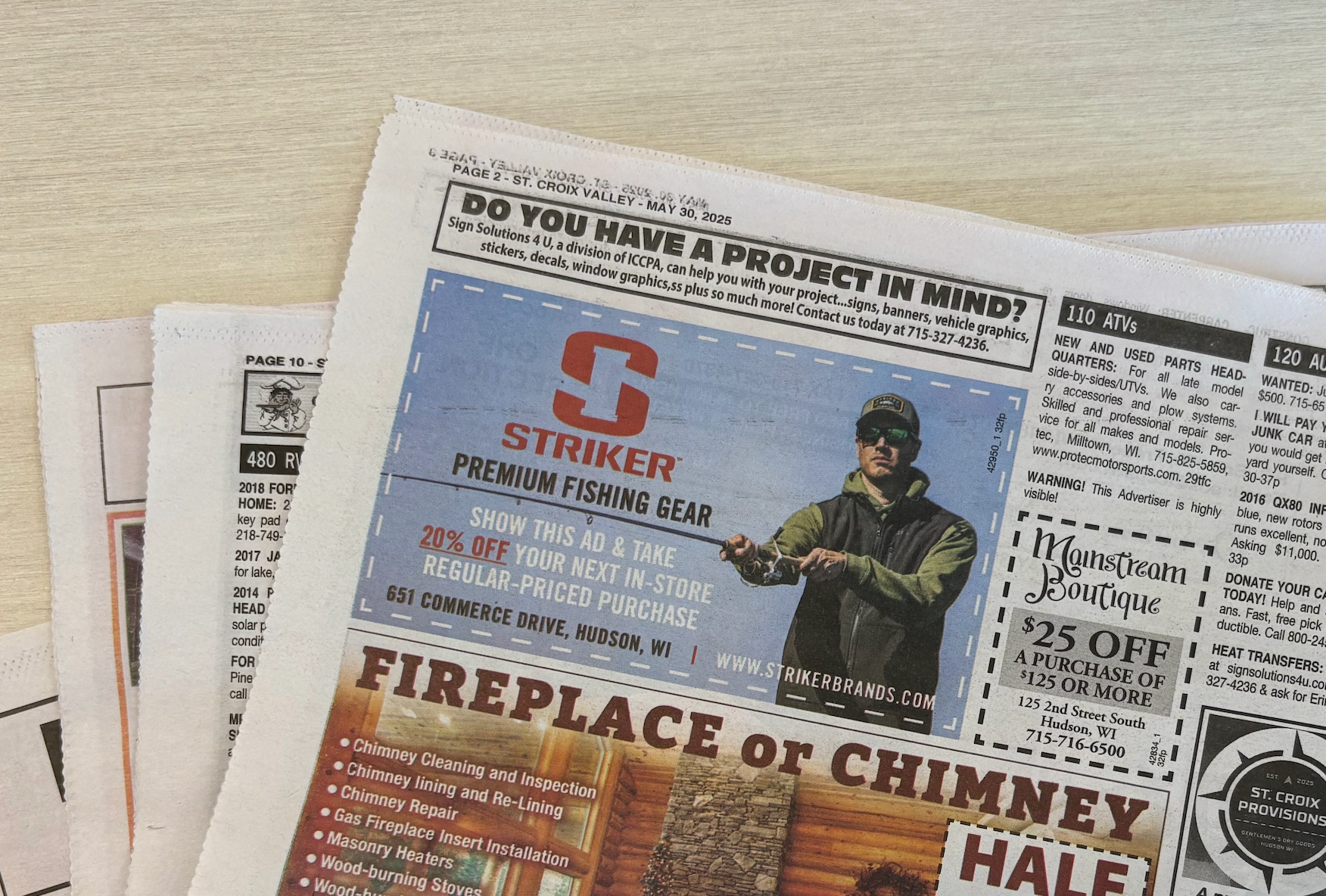 Newspaper Printed Advertisement