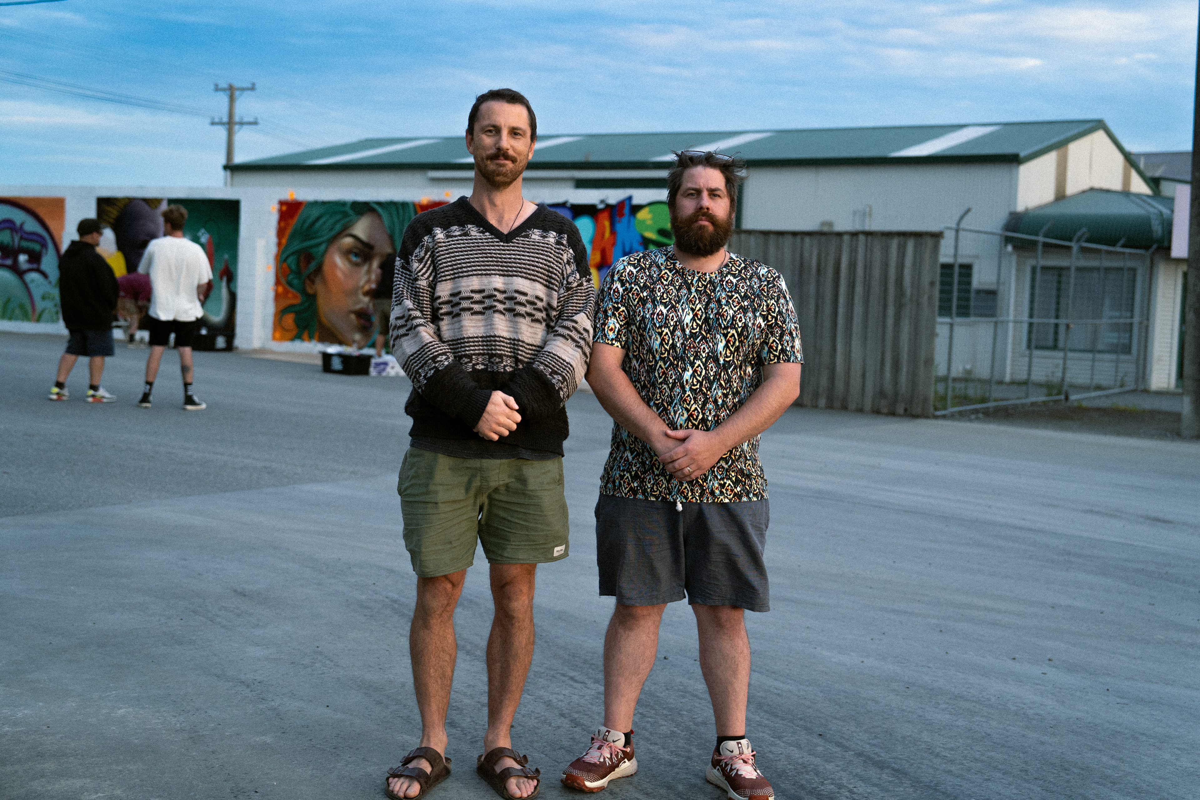 Second Beer founders Nick McGrath (Wax) and James Wilkinson (Booth), who offer video services in the Invercargill, Southland, and Otago regions, including marketing video, commercials, promo, all kinds of videography