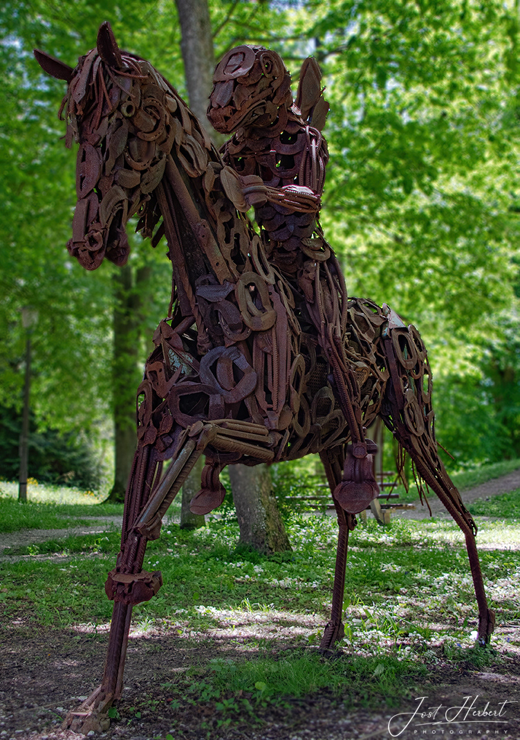 Der Fischreiter... Kurpark Bad Hall(OÖ