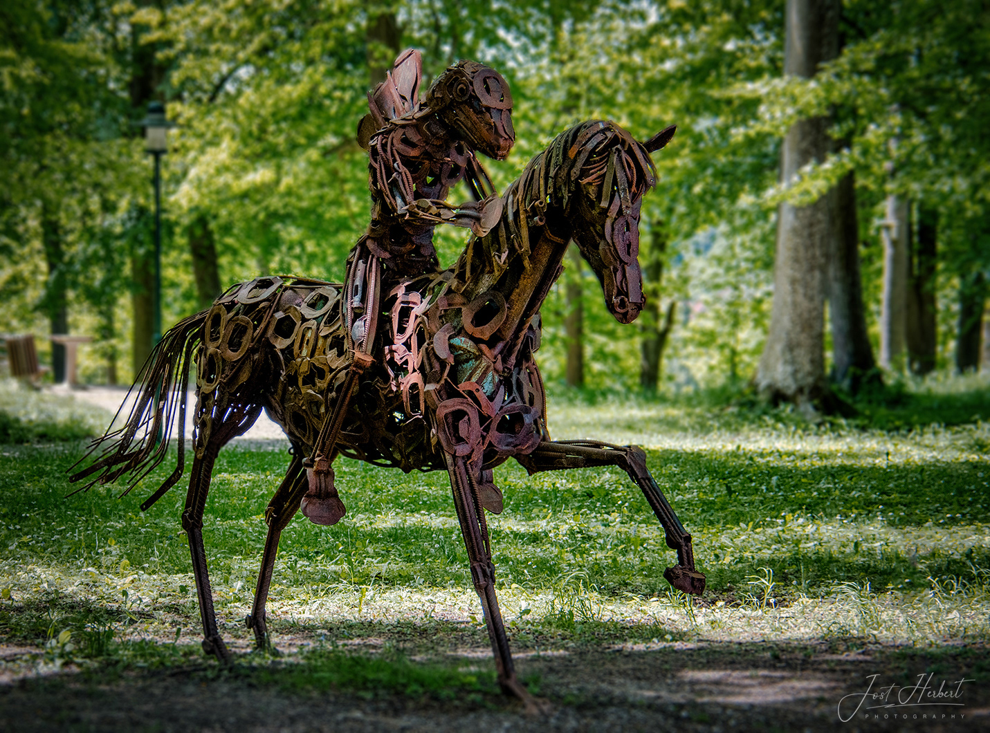 Der Fischreiter... Kurpark Bad Hall(OÖ