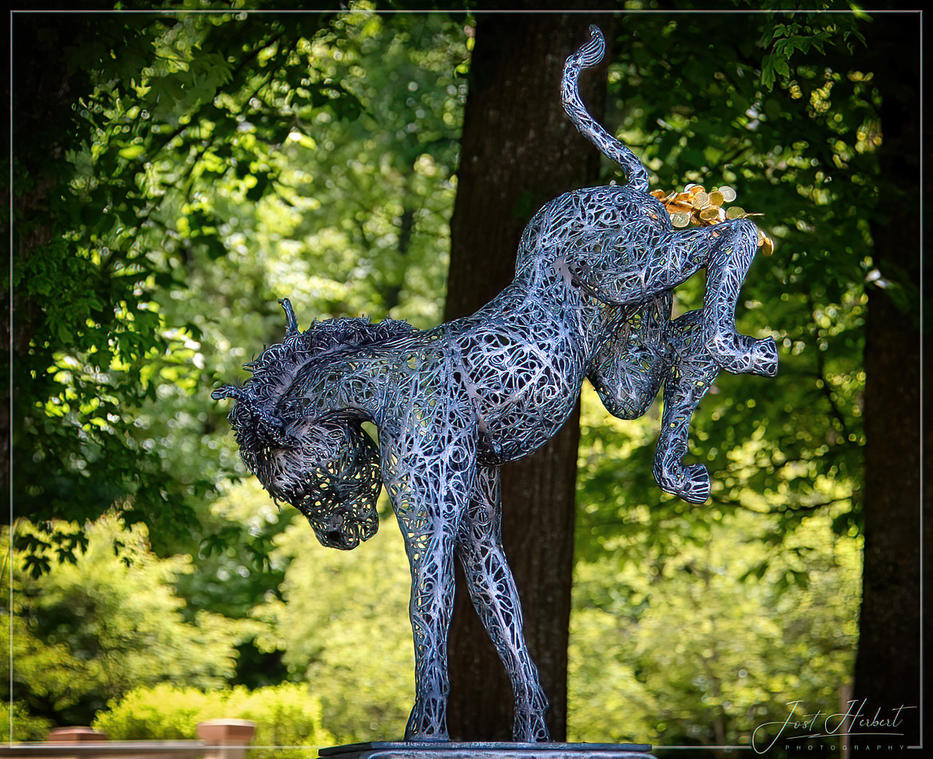 Goldesel ... Kurpark Bad Hall/OÖ