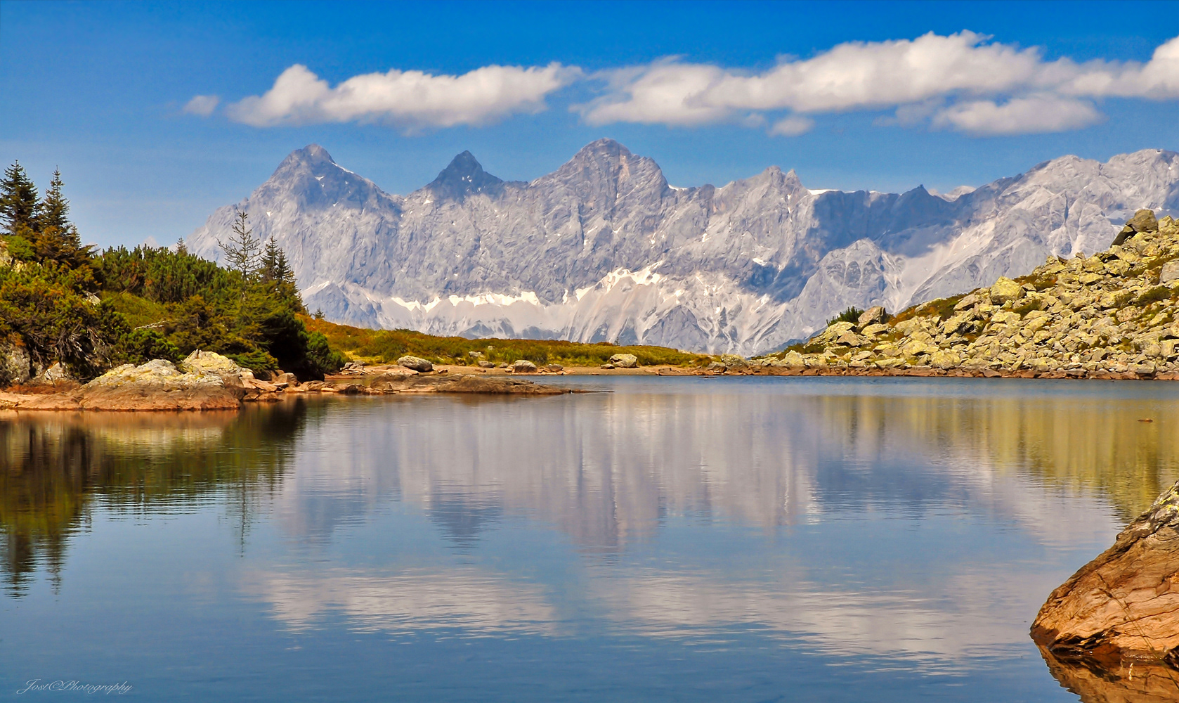 Spiegelsee - Dachsteinblick