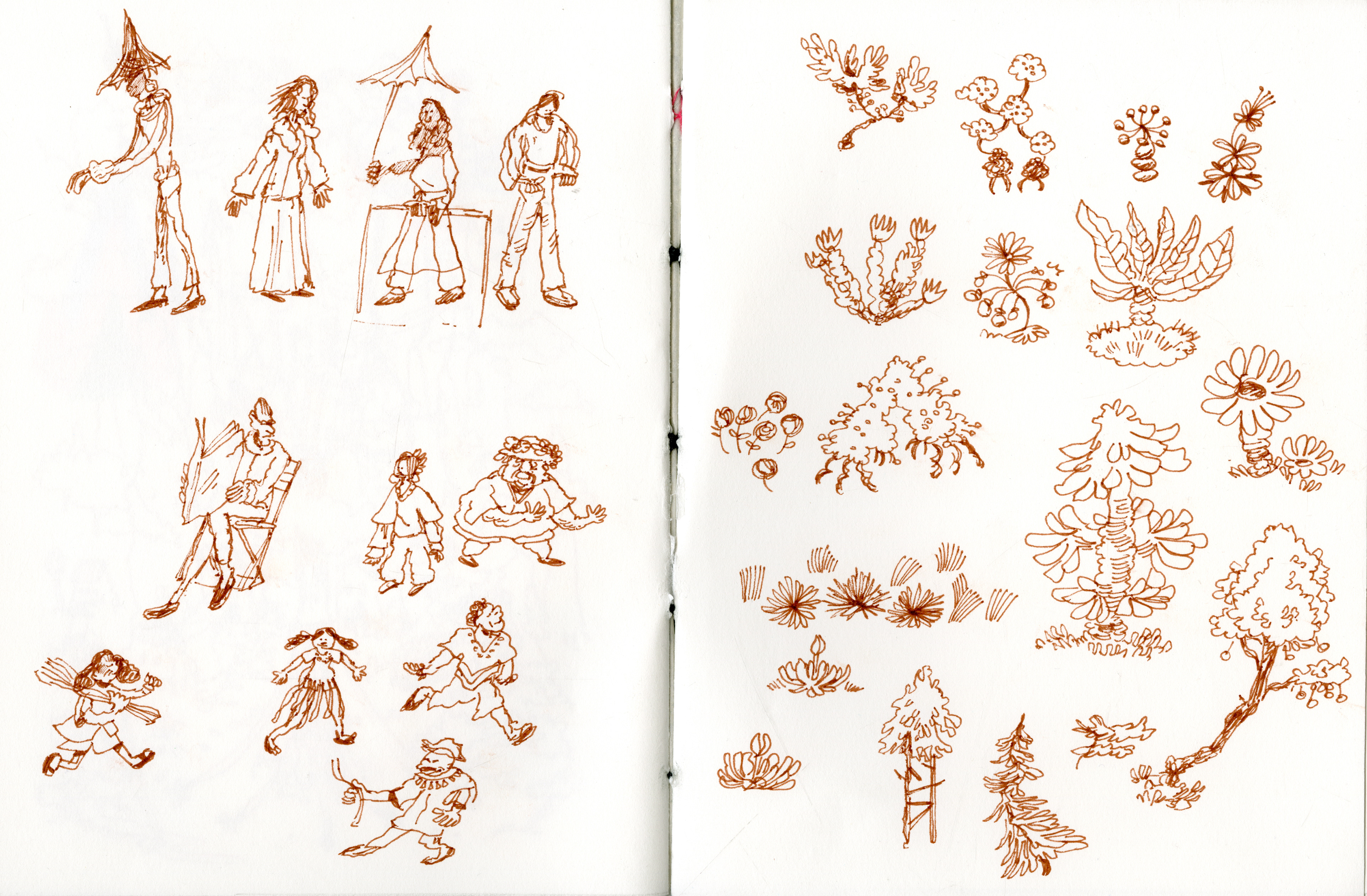 Character and vegetation concepts by Franco Zacharzewski