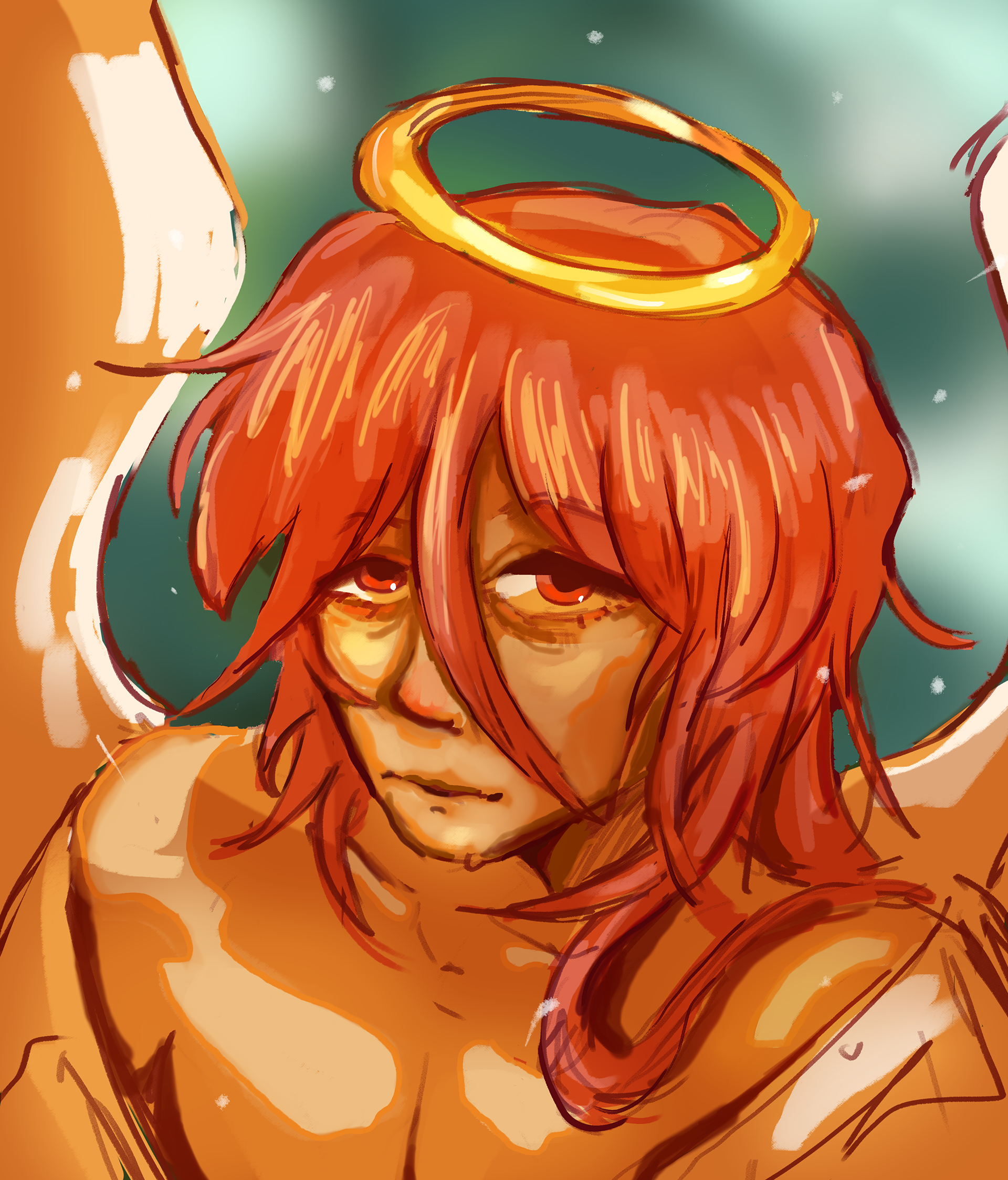 portrait angel, 2024