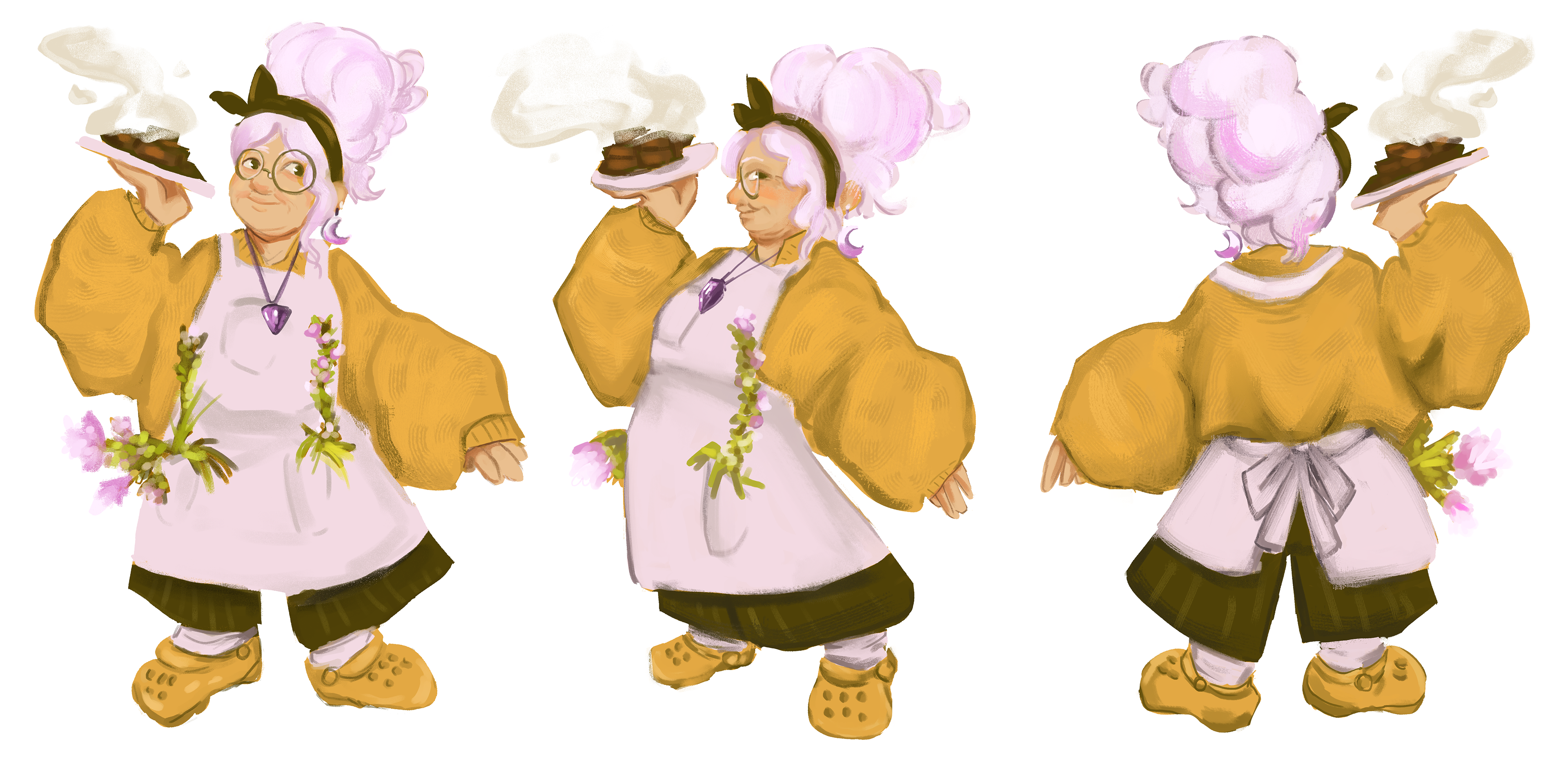 Grandma Character Design Commission, (2026)