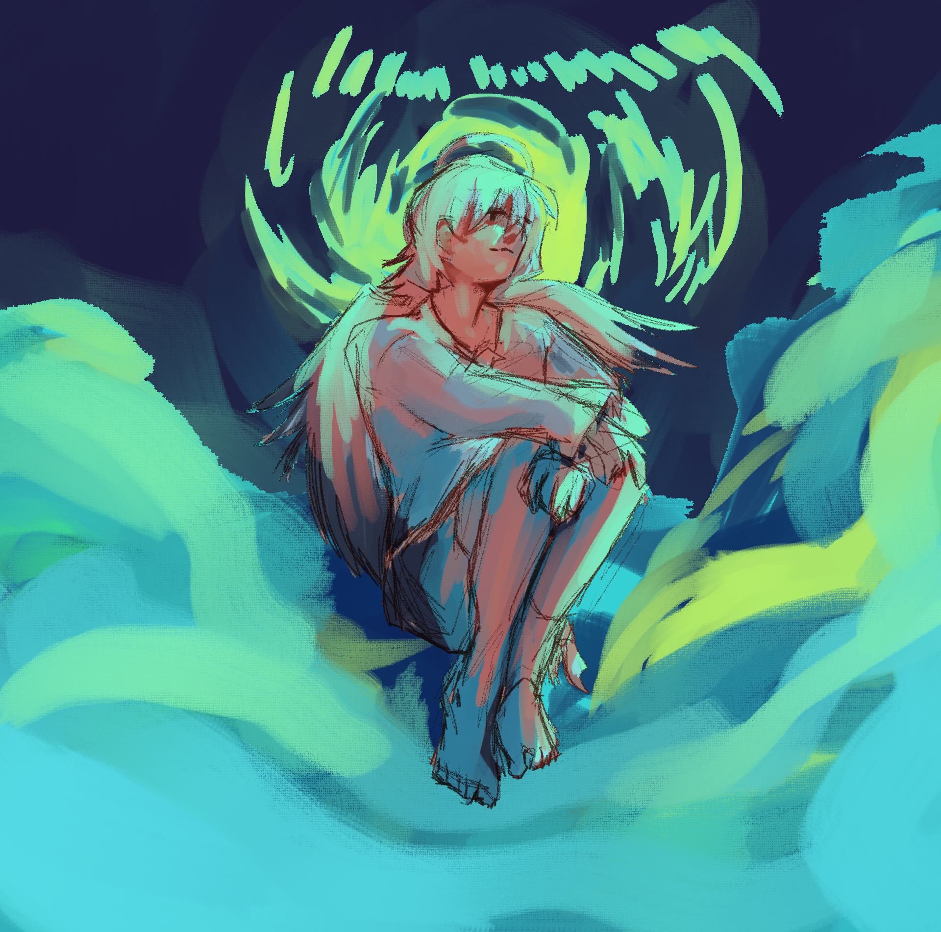 untitled angel sketch, 2024