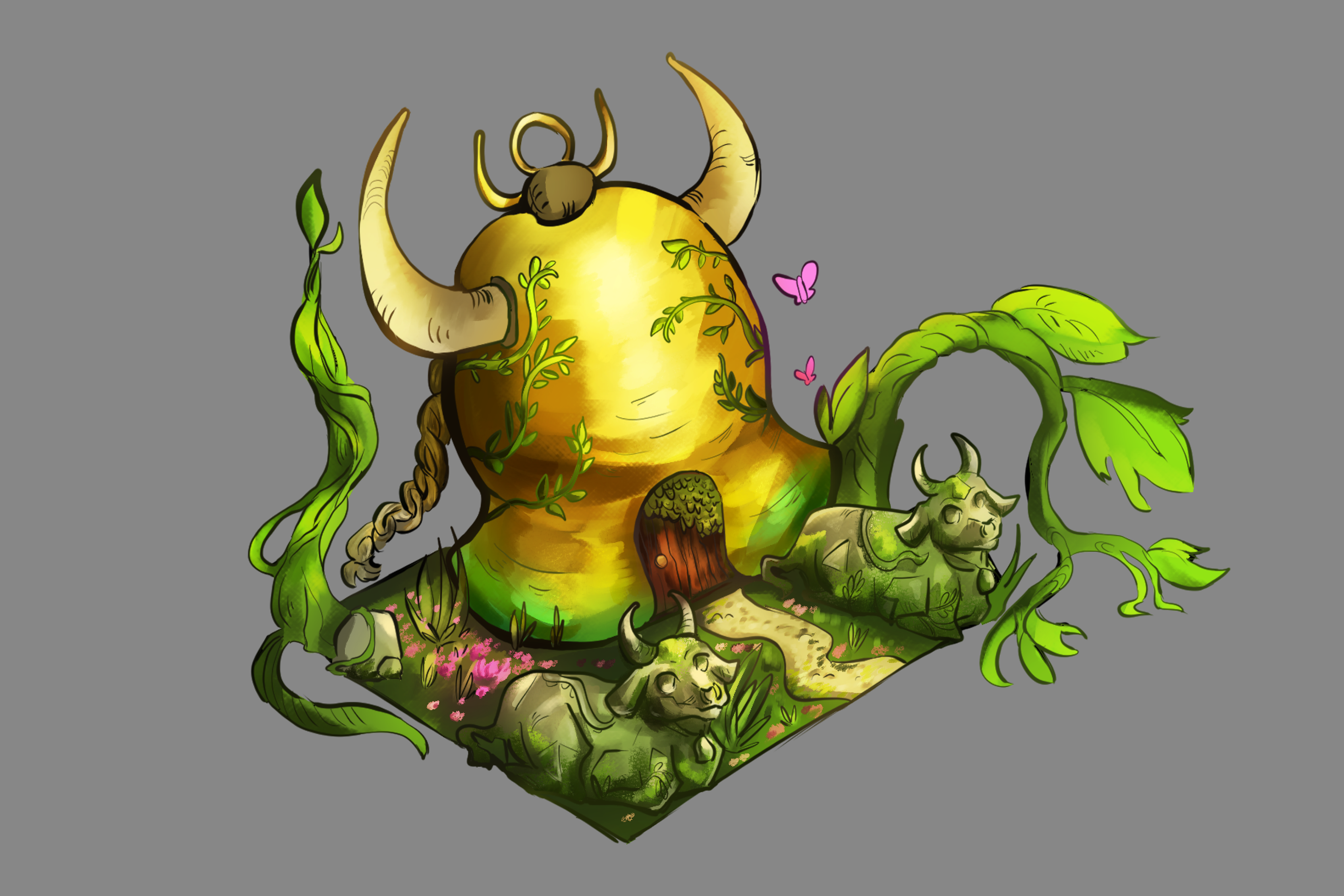 Cow Shrine, Digital, 2022