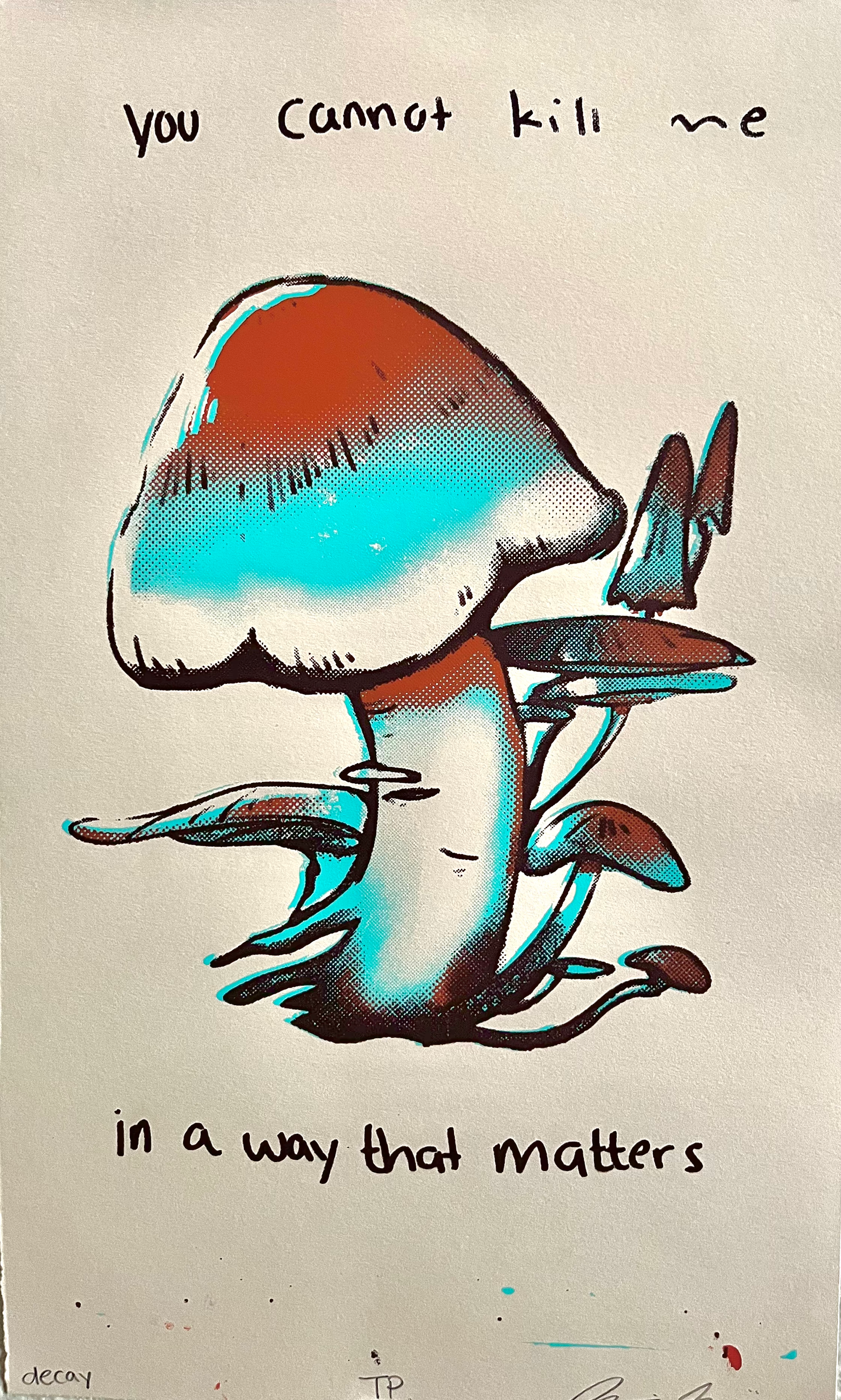 decay, screenprint, 2023