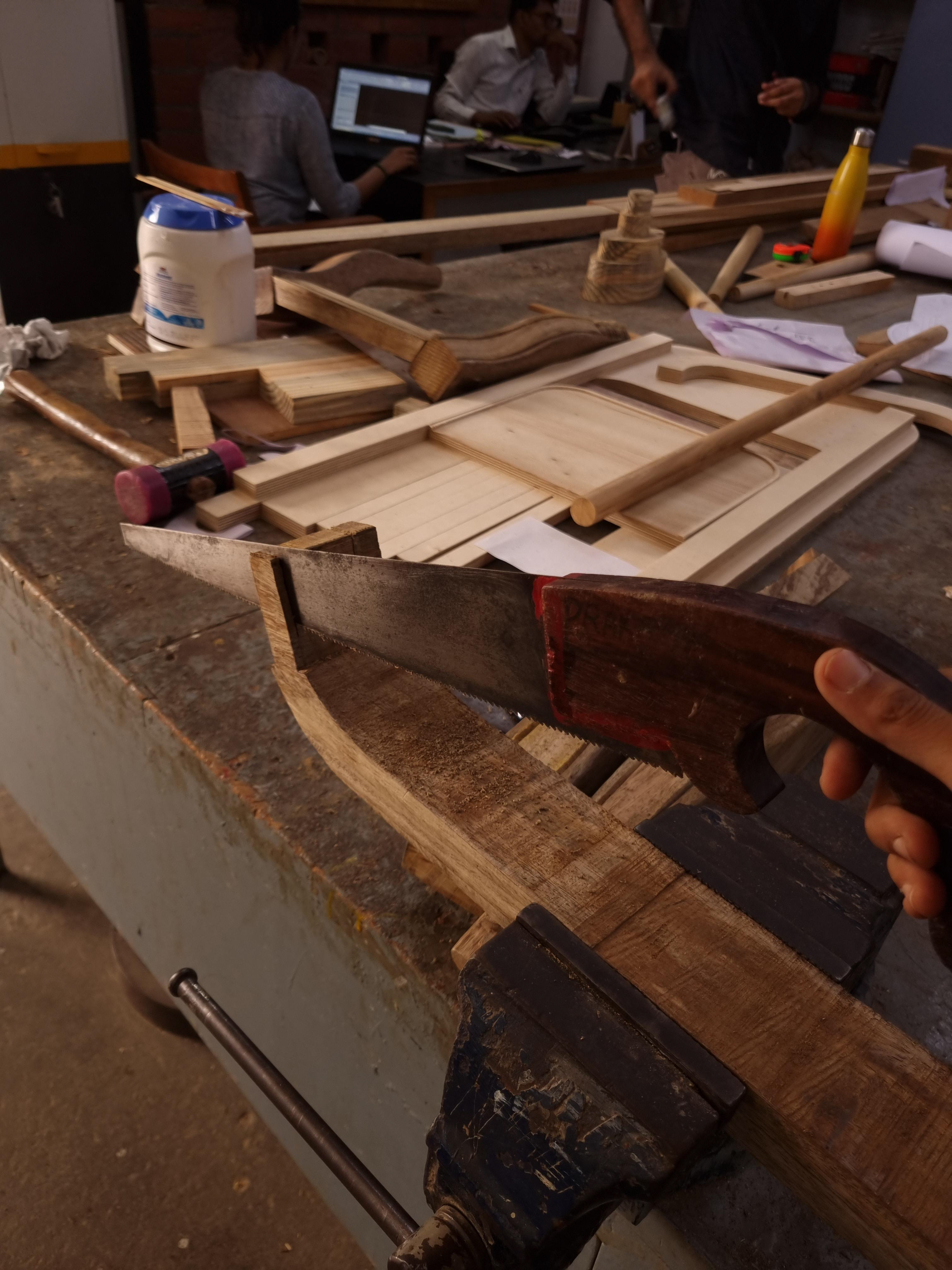 making tenon