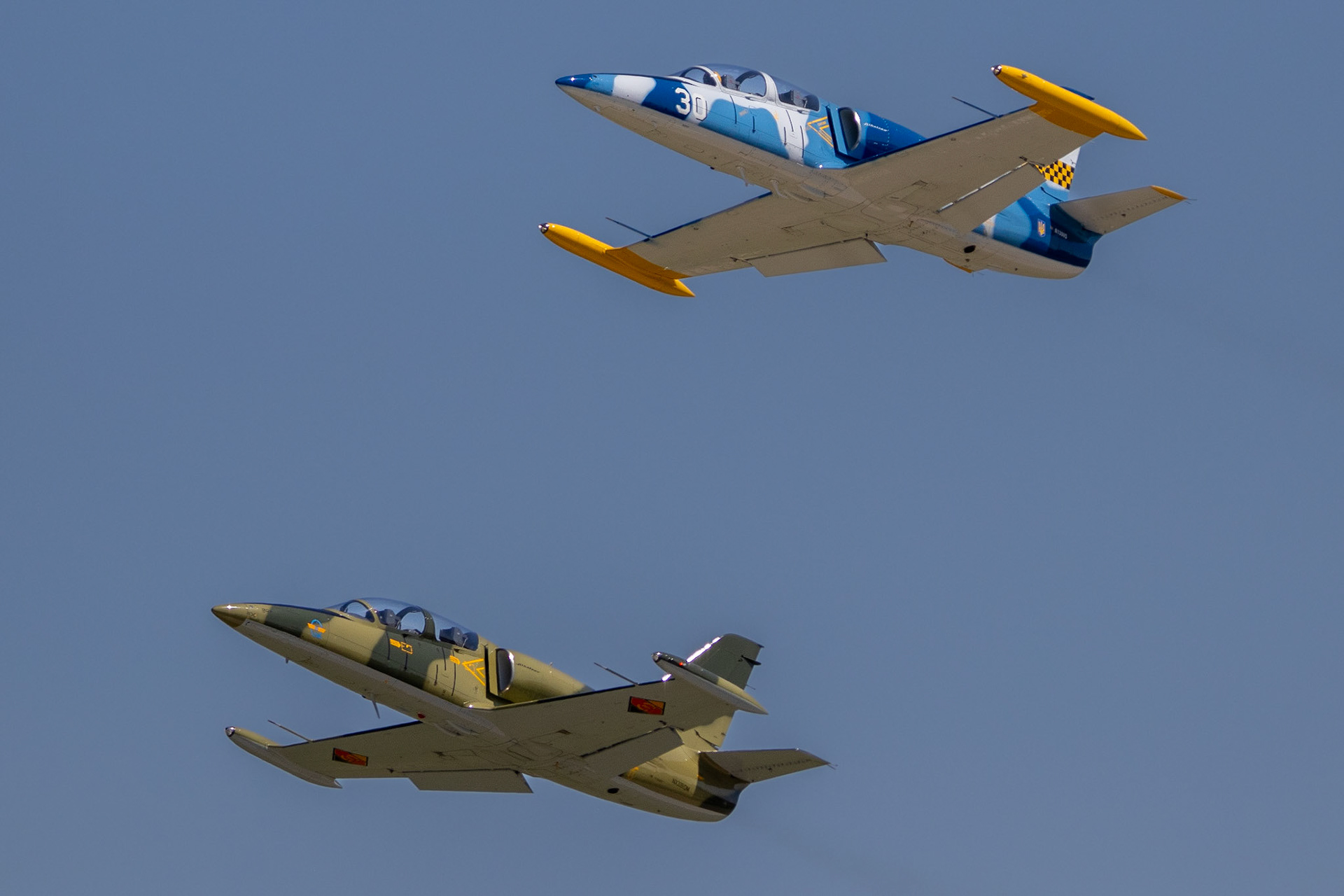 Formation flight of L39s