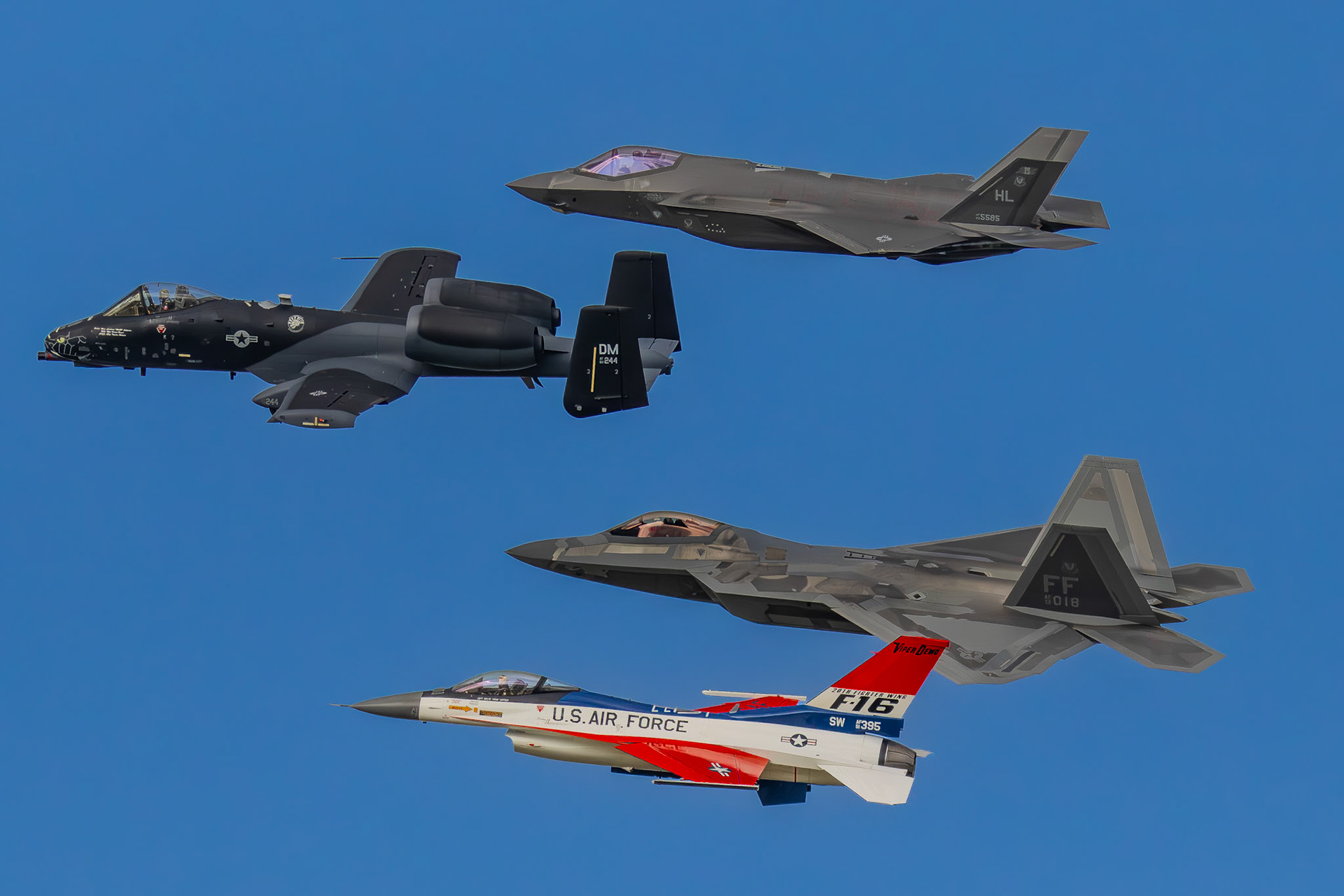 Possibly the final time these 4 teams fly together