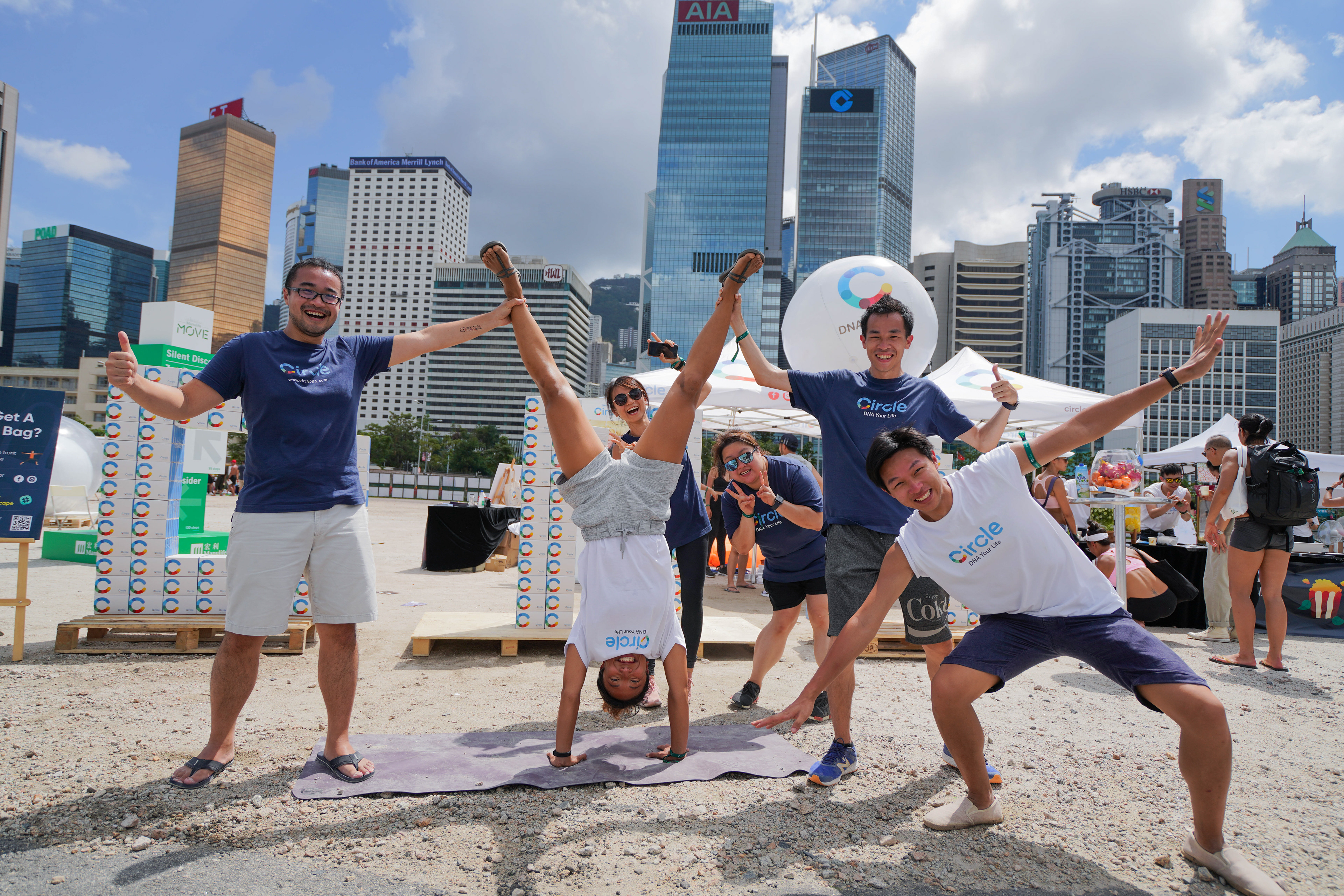 Group Photo at the IRIS Festival.