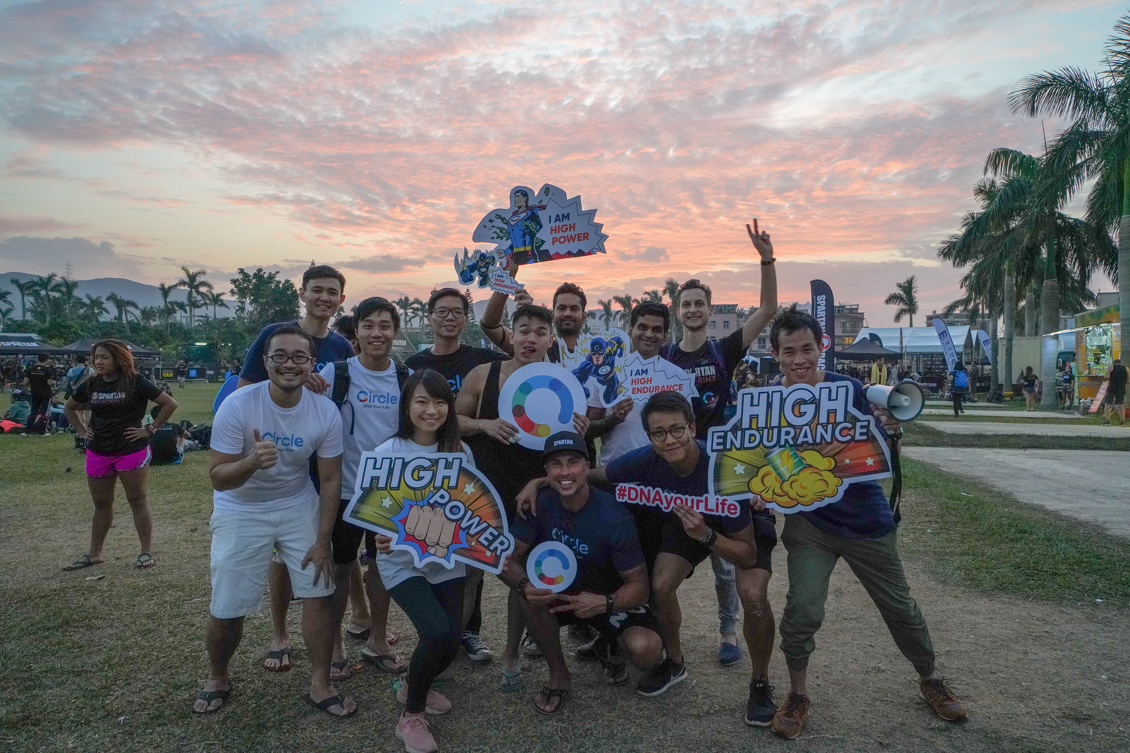 Group photo at the Spartan Race Event.