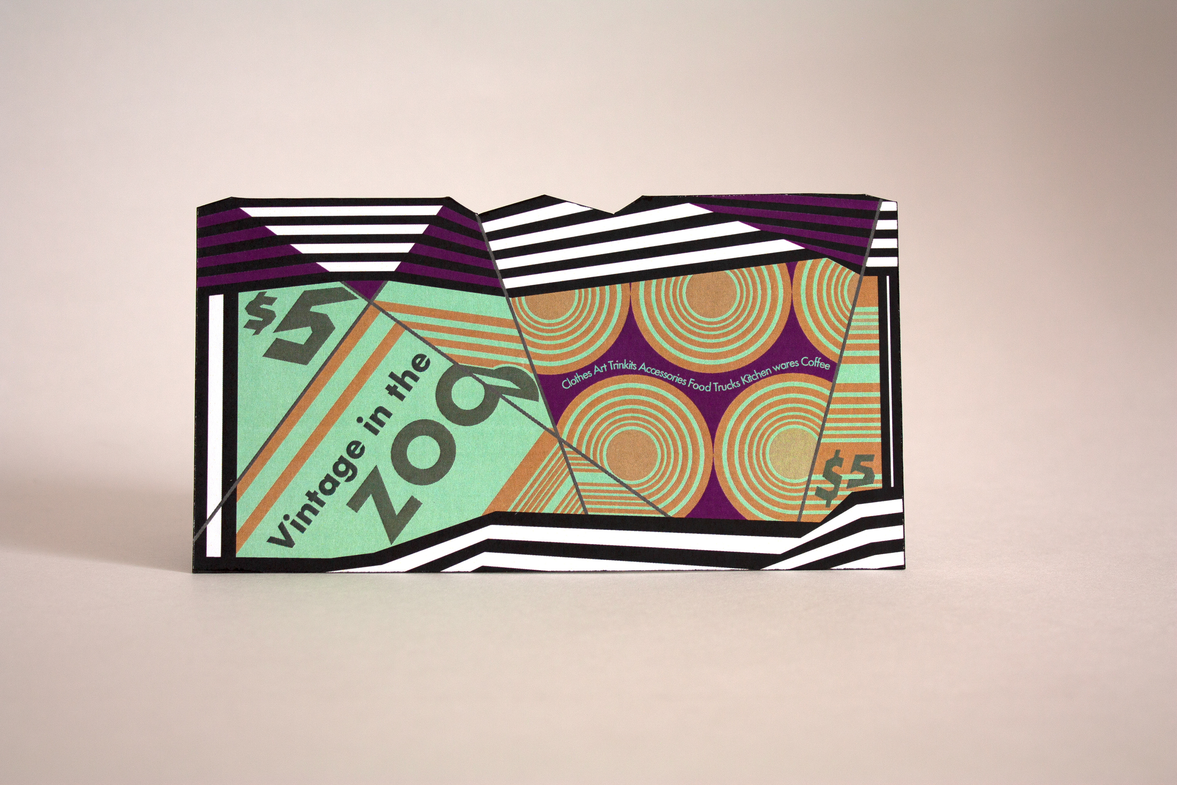 Dazzle Ship inspired currency: Front