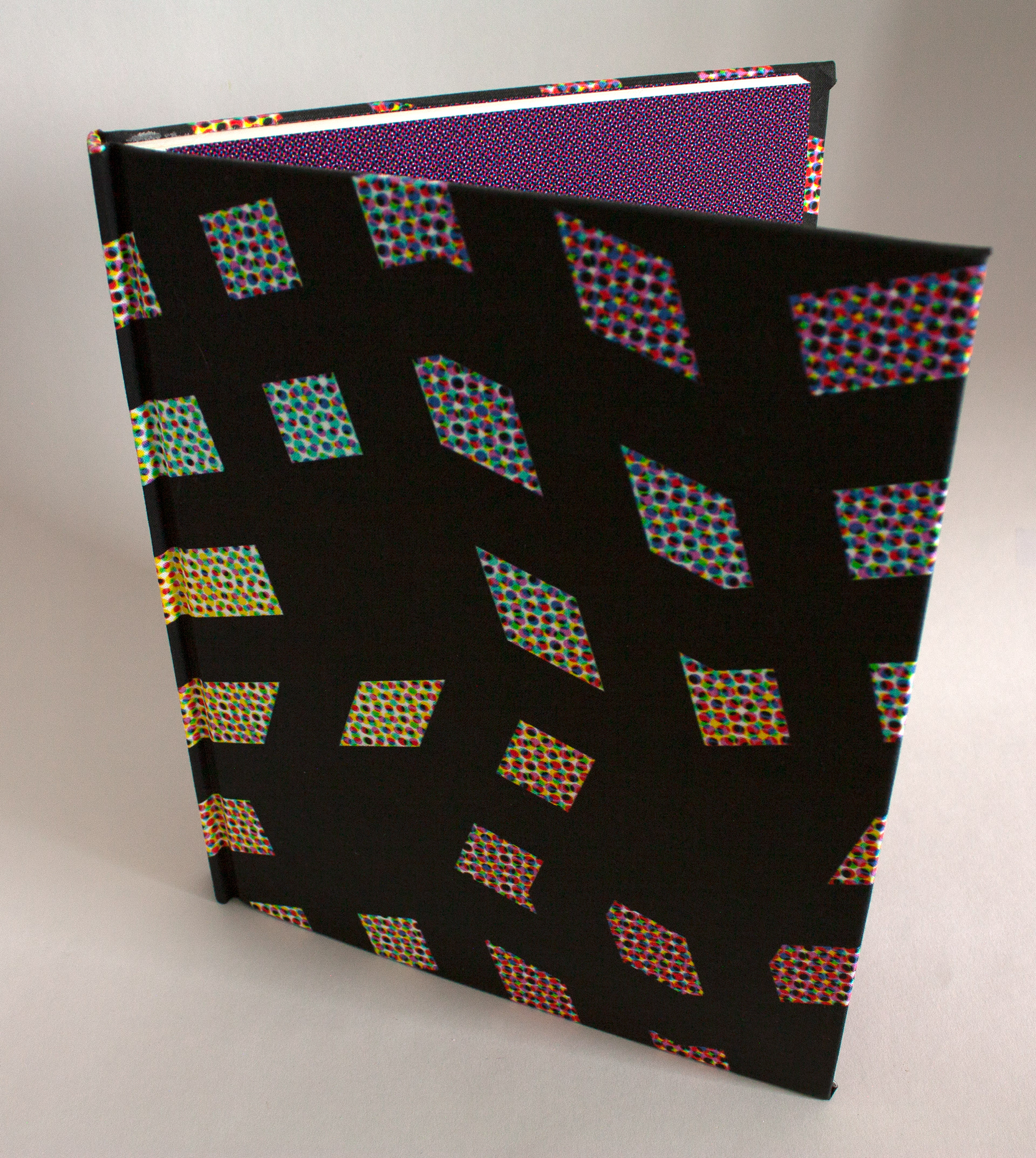 DIY Cloth Sketchbook: Front & Flyleaf