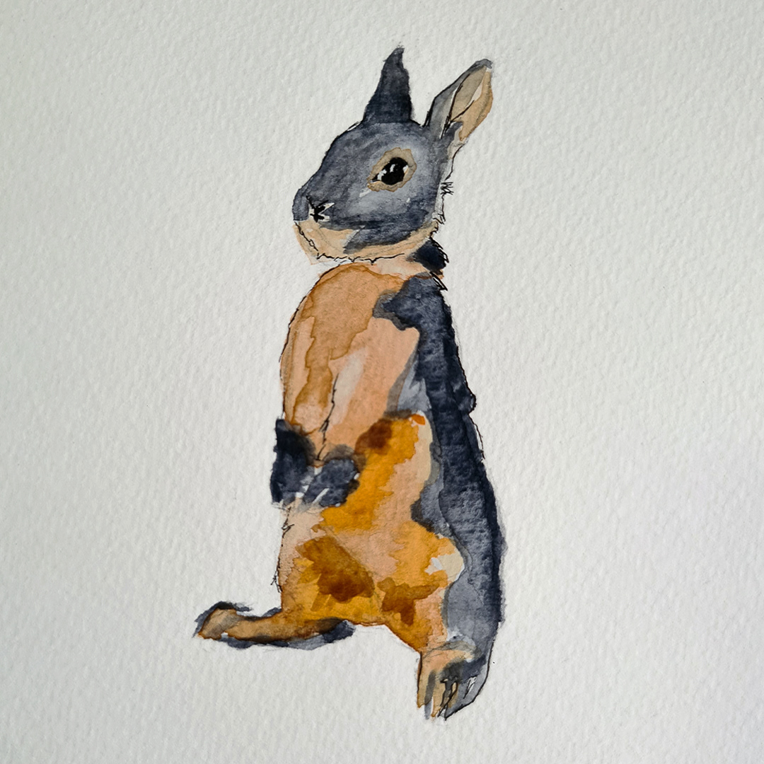 J'ai retrouvé des croquis d'observation faits à l'aquarelle et au feutre fin lors du #clicetcroq de @panpeekaboo avec @megaelod sur #twitch ! Merci aux nombreux streamers de la catégorie art de booster ma motivation au quotidien 💪🔥