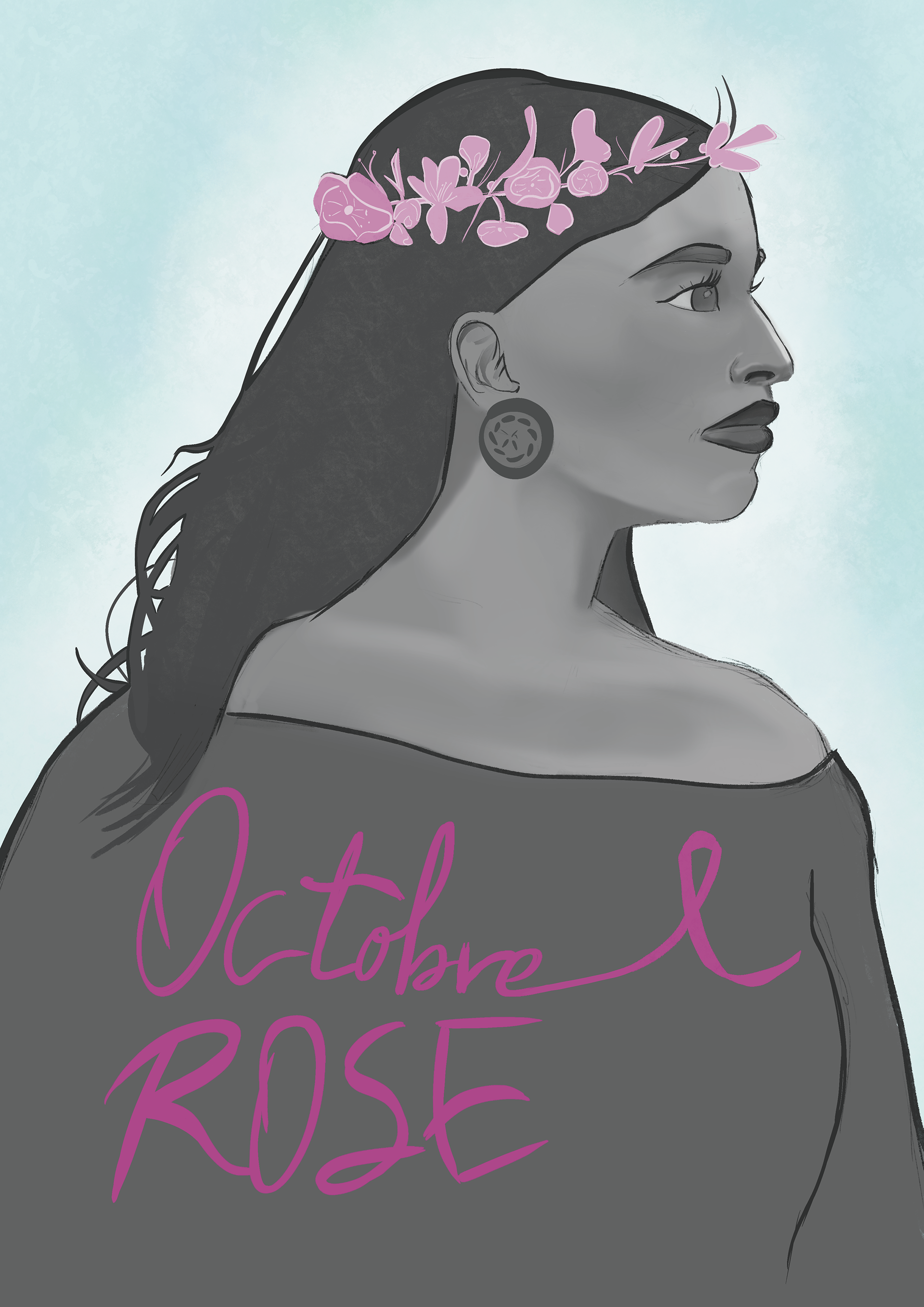 Un projet qui me tenait vraiment à cœur et c'était un plaisir de travailler sur cette illustration. #octobrerose #pinkoctober #cancerdusein #luttecontrelecancer #power #warrior #illustration #illustratrice #illustrator #digitalart #digitalpainting #digitalillustration #art #instaart #drawingoftheday
