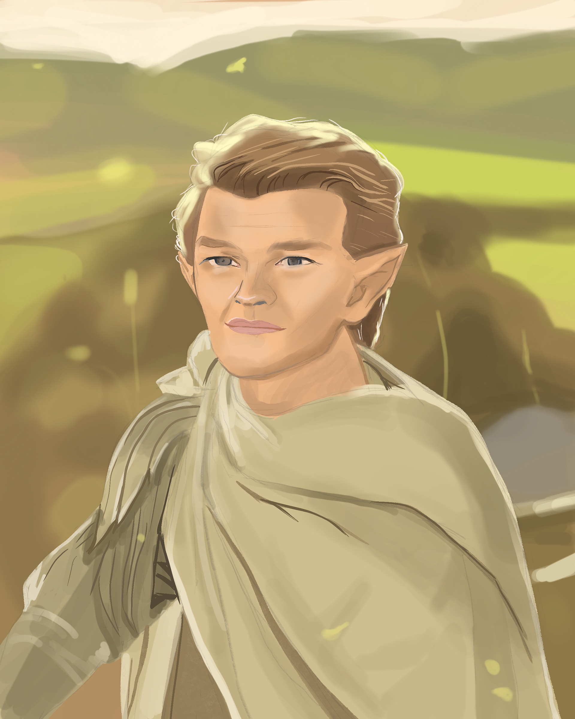 Un second portrait de la série Rings of power. Elrond ✨ #elrond #elrondfanart #theringsofpower #ringsofpowerart #lordoftherings #lordoftheringsart #lotr #portrait #digitalpainting #illustration #art #digitalillustration #instaart #digitalart #illustrator #drawingoftheday #illustratrice