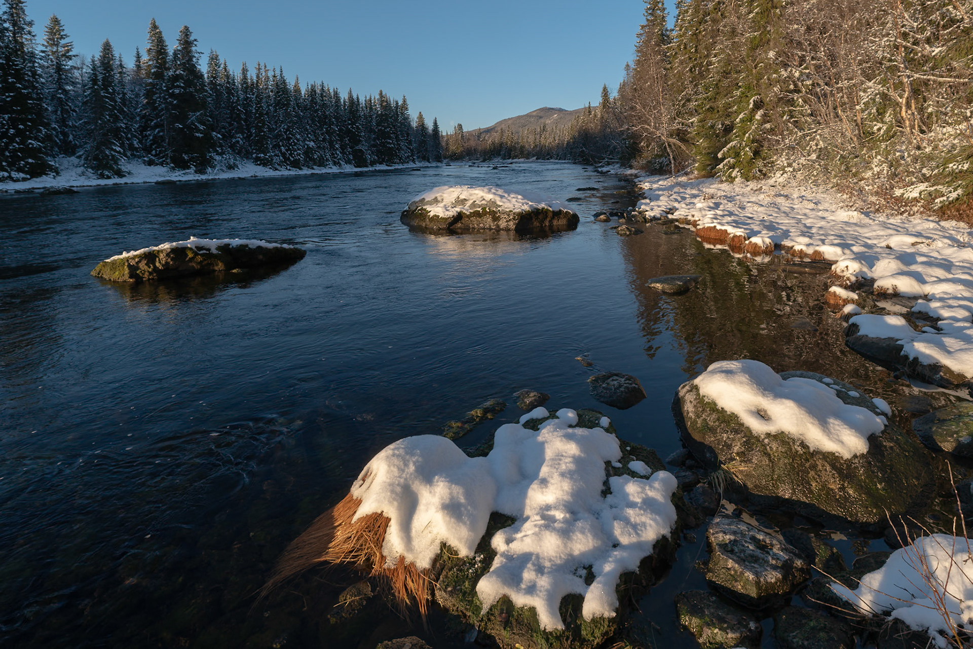 "The White Dipper River" — Ransarån, Grundfors, Sweden, November 9, 2025