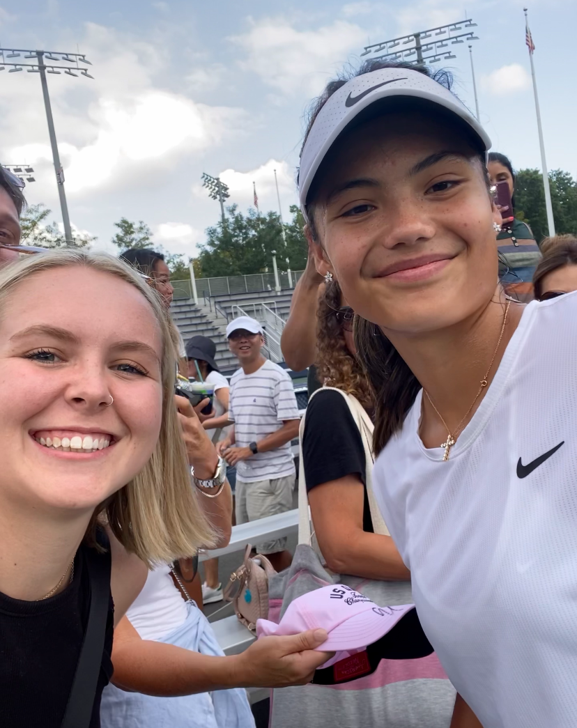 Meeting my sporting Hero, Emma Raducanu at the US Open