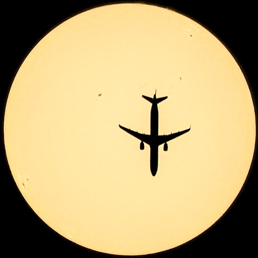 Sunday Sun day: That's Frontier "Cubby the Bear Livery" F917 passing in front of the Sun Sunday, seen from the Space Coast of Florida. The Airbus A321-211 was traveling from Atlanta (ATL) to Montego Bay (MBJ) @ 36,050 ft &amp; 437 kts.Read more about the Frontier jet (and its cute name) here:https://www.flyfrontier.com/plane-tails/land-animals/cubby-the-bear/?mobile=true(📷: me, flight details by Flightradar24.com)