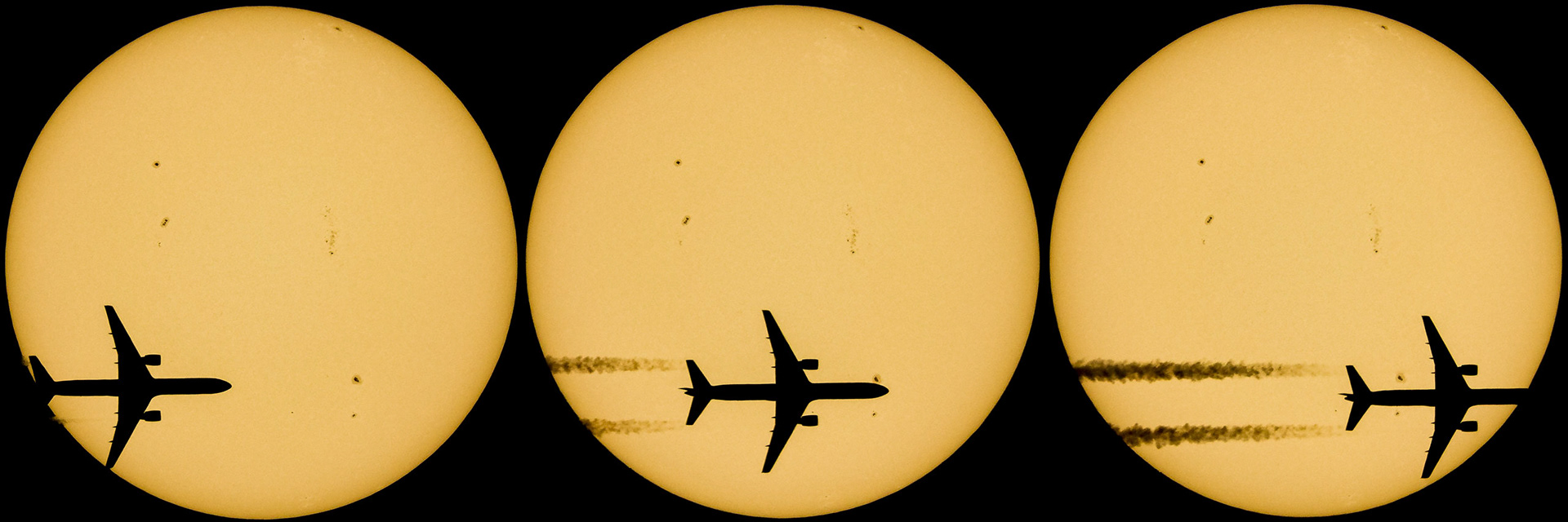 Boeing 757-232: 7.57 miles awayThe Sun: 93 million miles awayThat's Delta Air Lines flight 8841, traveling from St. Louis (STL) to Miami (MIA), seen Saturday afternoon as it passed in front of the Sun @ 457kts.Details: 1/4000, f10 and ISO400 with a Canon R5 / RF100-500mm &amp; 1.4x TC with a solar filter. Standard safety rules apply: don't look at the Sun without protection.(📷: me from Melbourne, FL; flight data by Flightradar24.com)