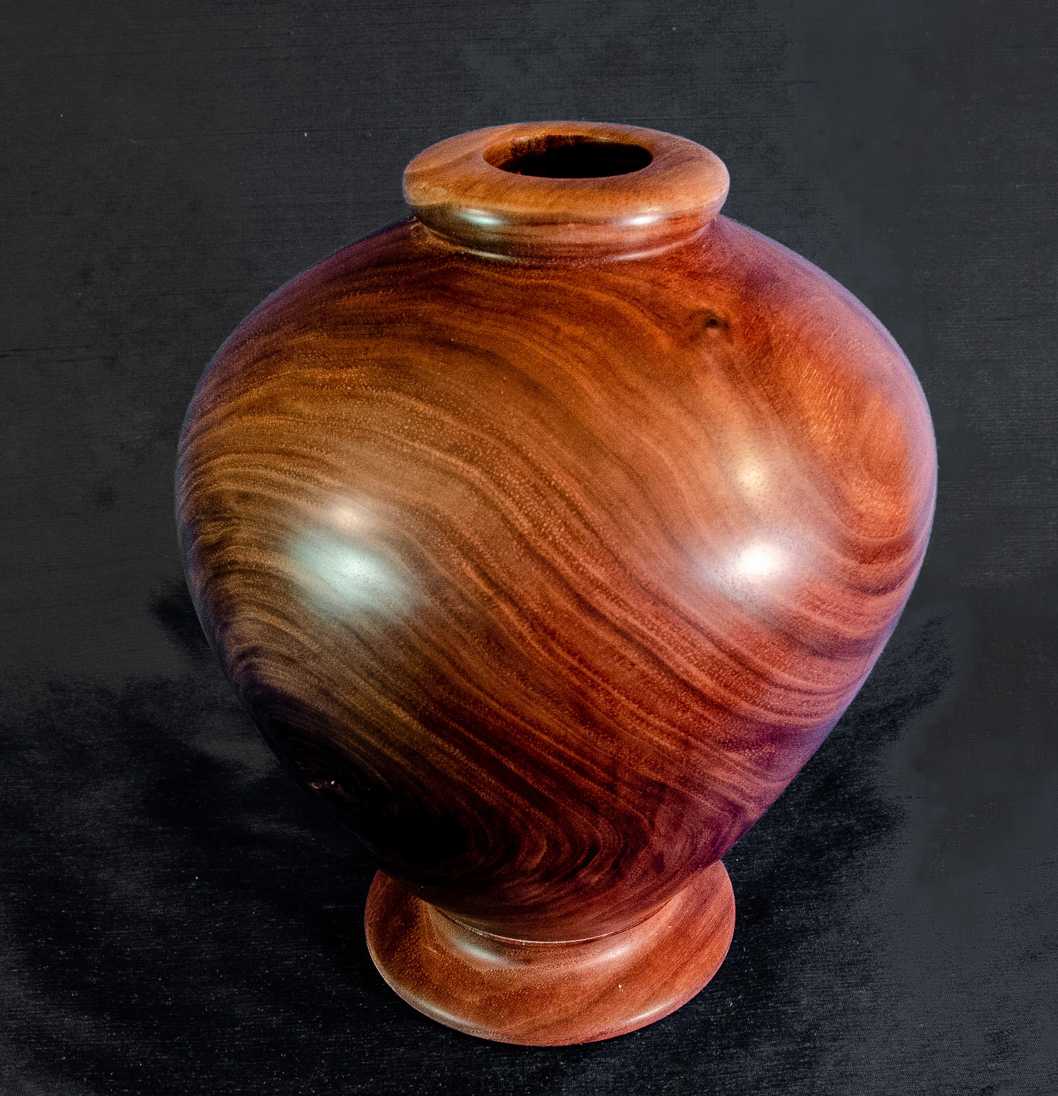 Black Walnut Vase 6" x 7" $30