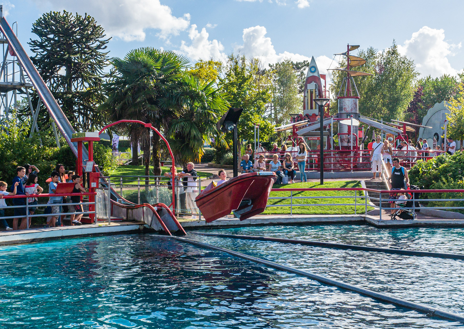 Boat Launch at Futuroscope