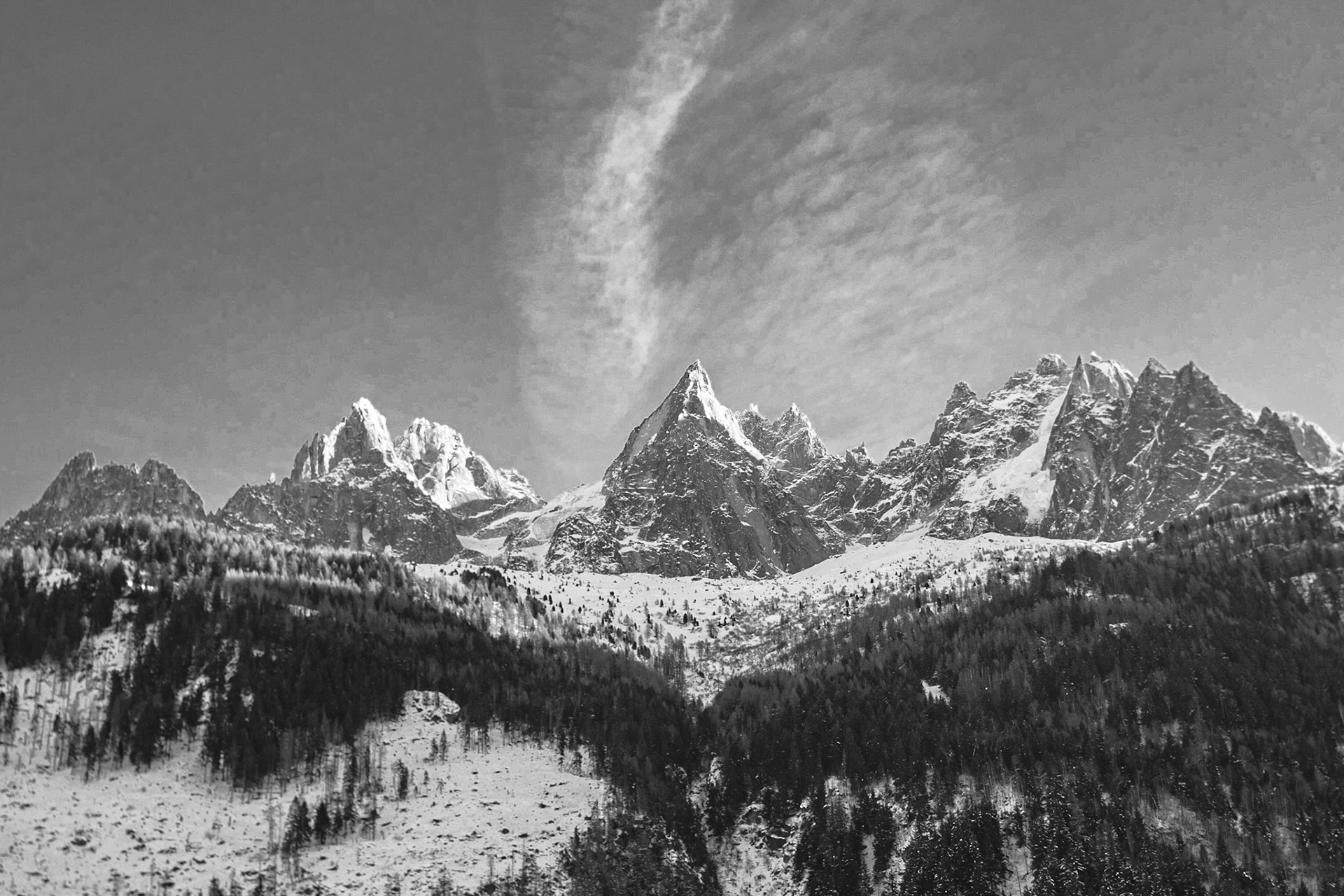 Chamonix Peaks