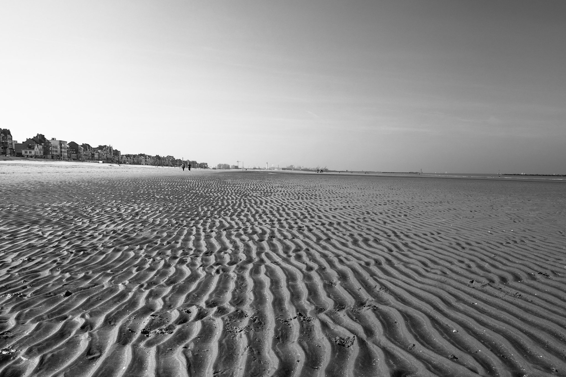 Dunkirk Beach at Low Tide