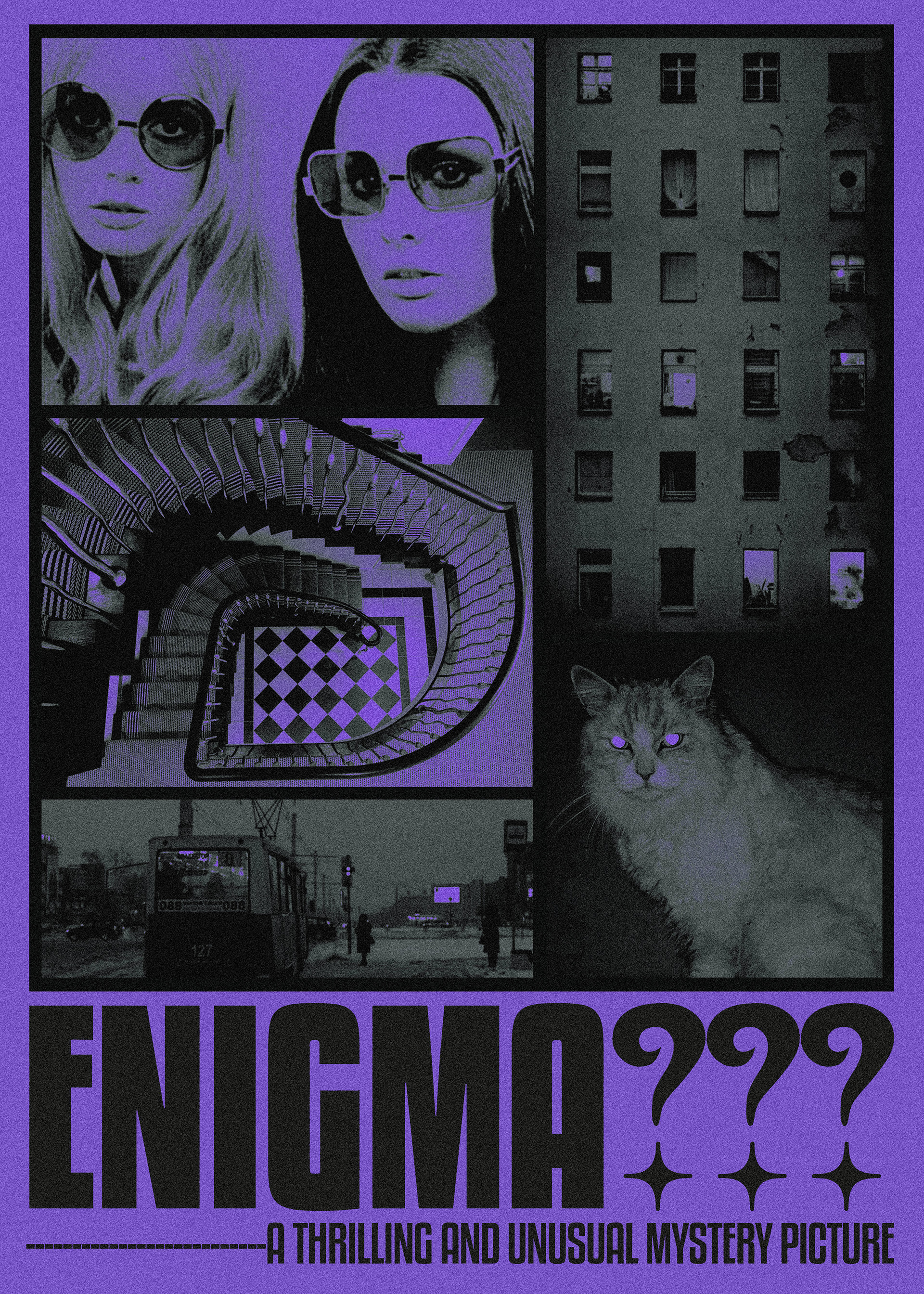 "enigma" / fictional film poster / 2022