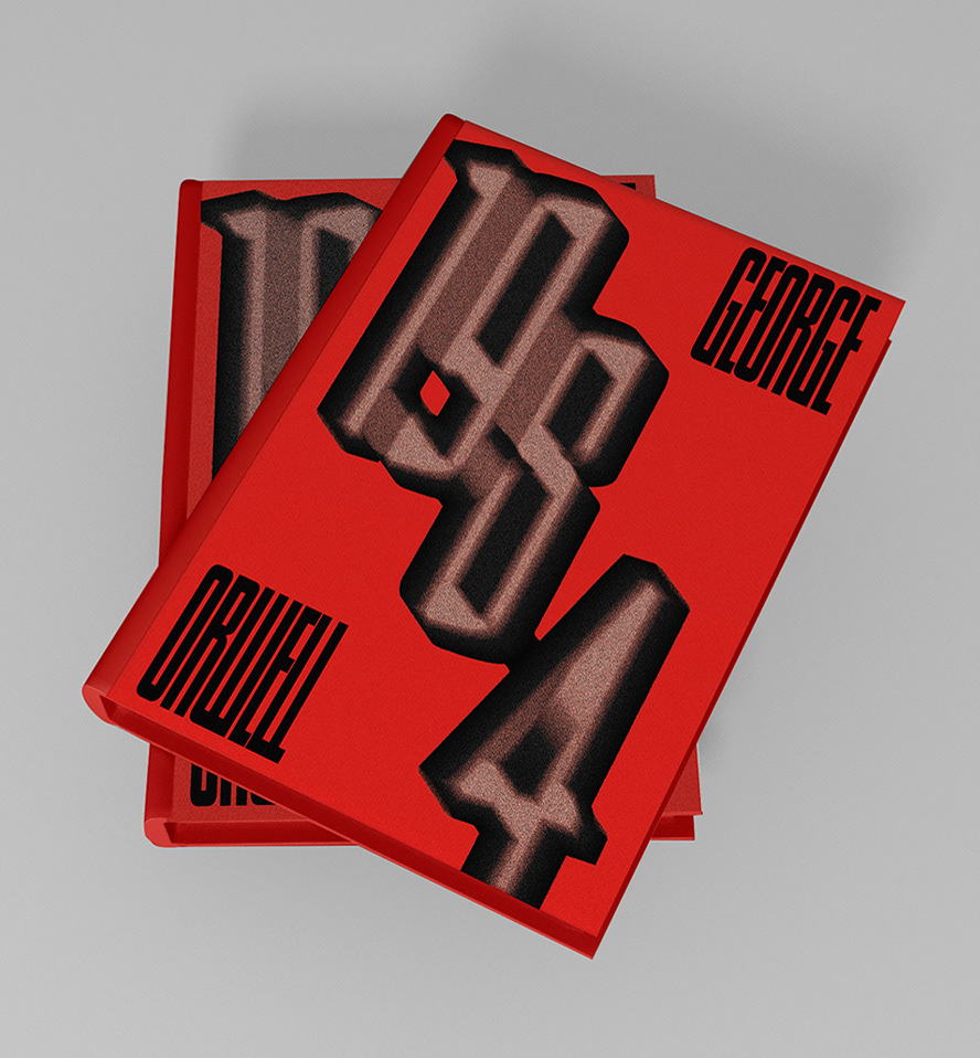 "1984" - book cover display / 2023