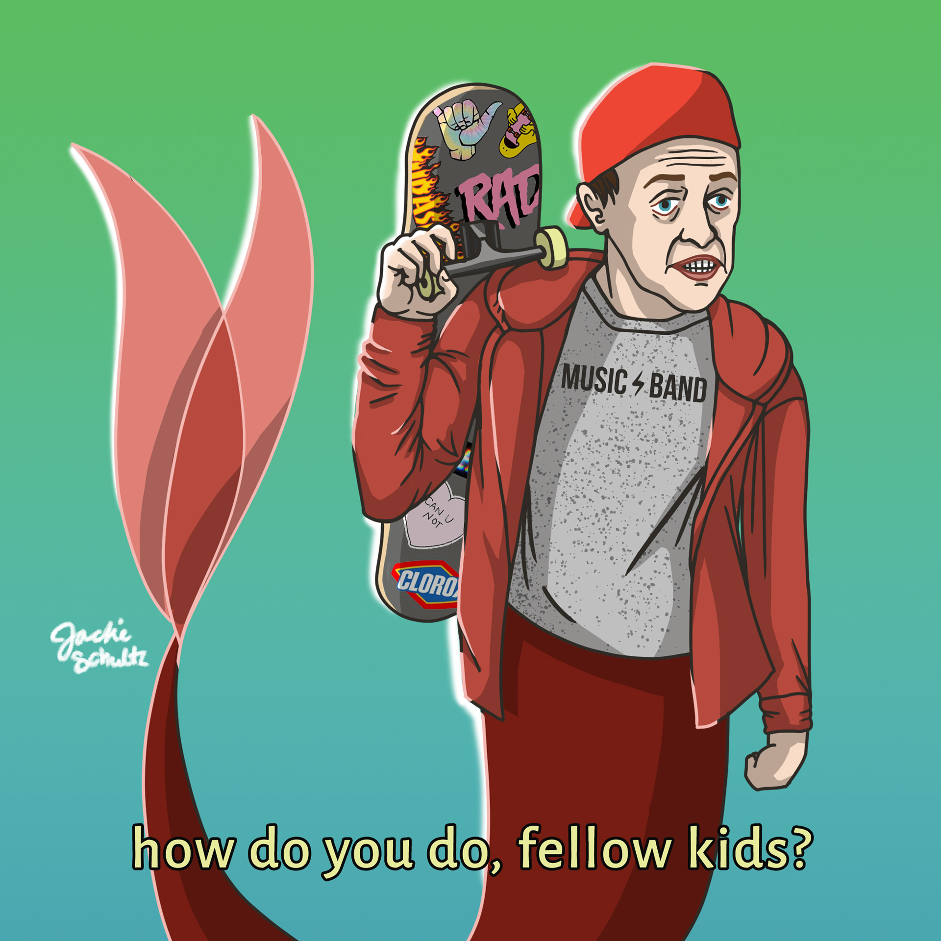 Day 31: Celebrity. Steve Buscemi gives me life