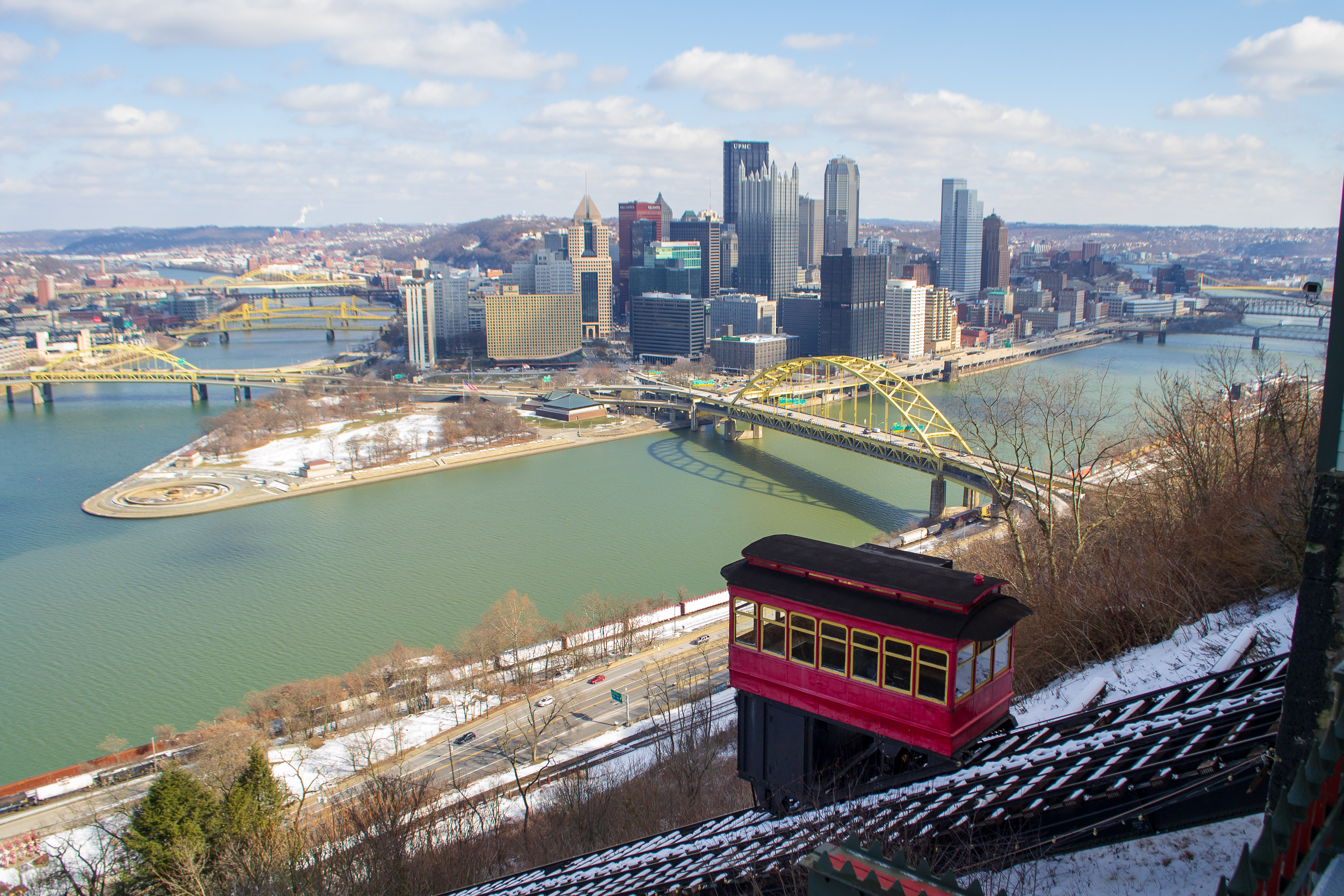 Winter Cityscape in Pittsburgh