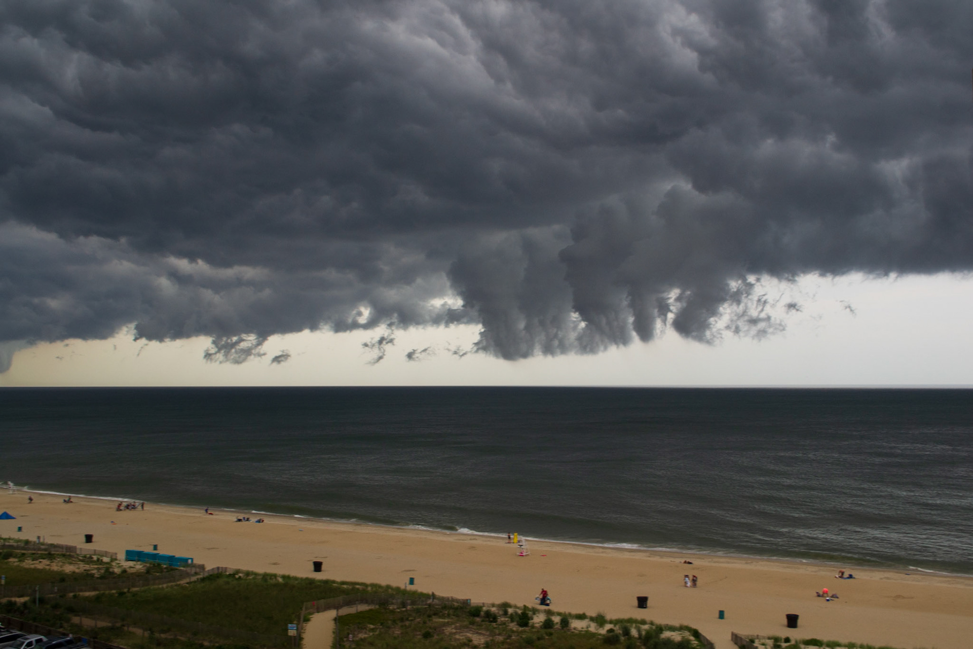 Storm Brewing over the Ocean - Ocean City, MD