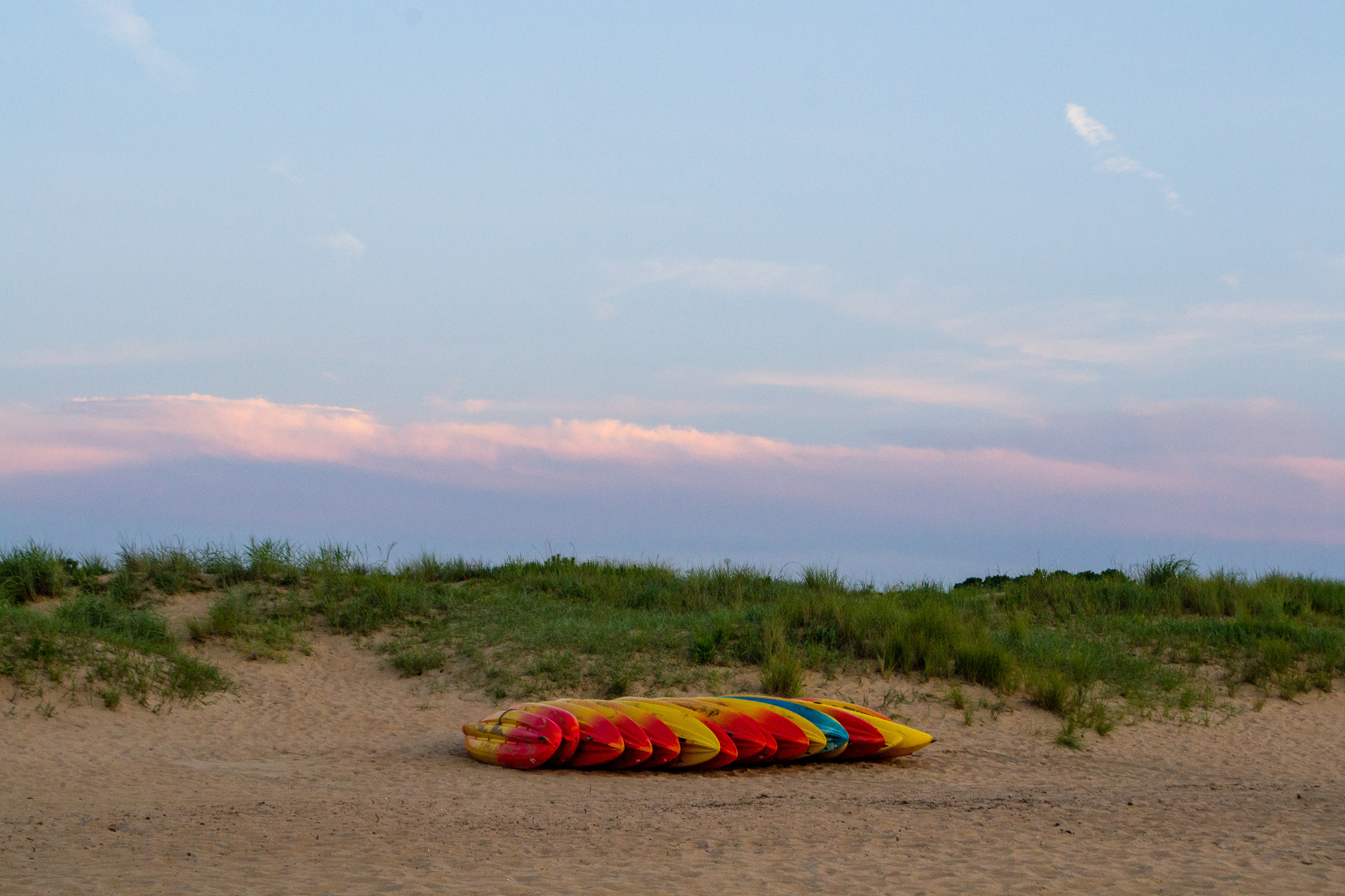 Canoes in Virginia Beach